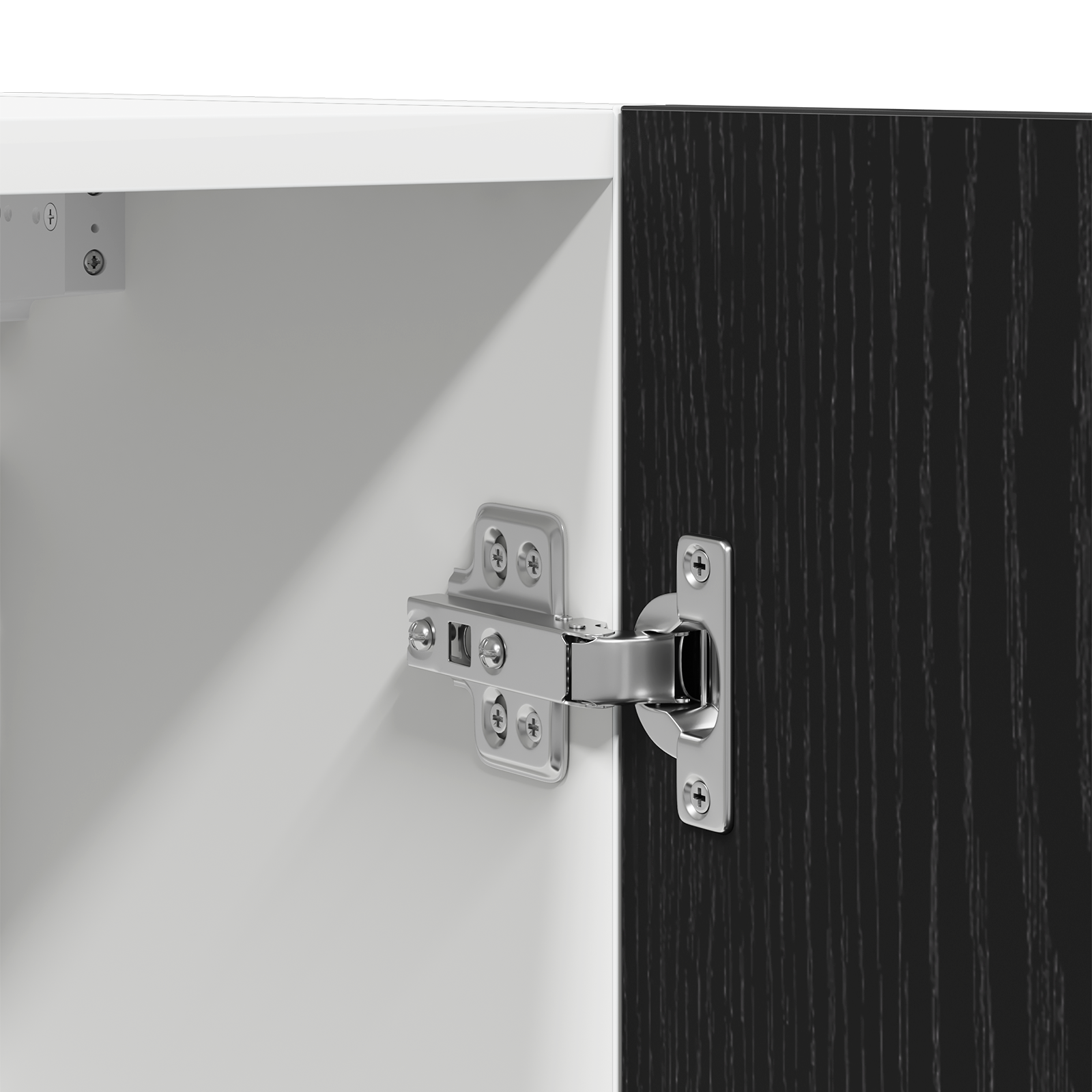 Dulapuri Suspendate - 2 Pachete - Stejar Negru, 100x31x60 cm - Fabricate din Lemn Prelucrat GartenMobel Dekor