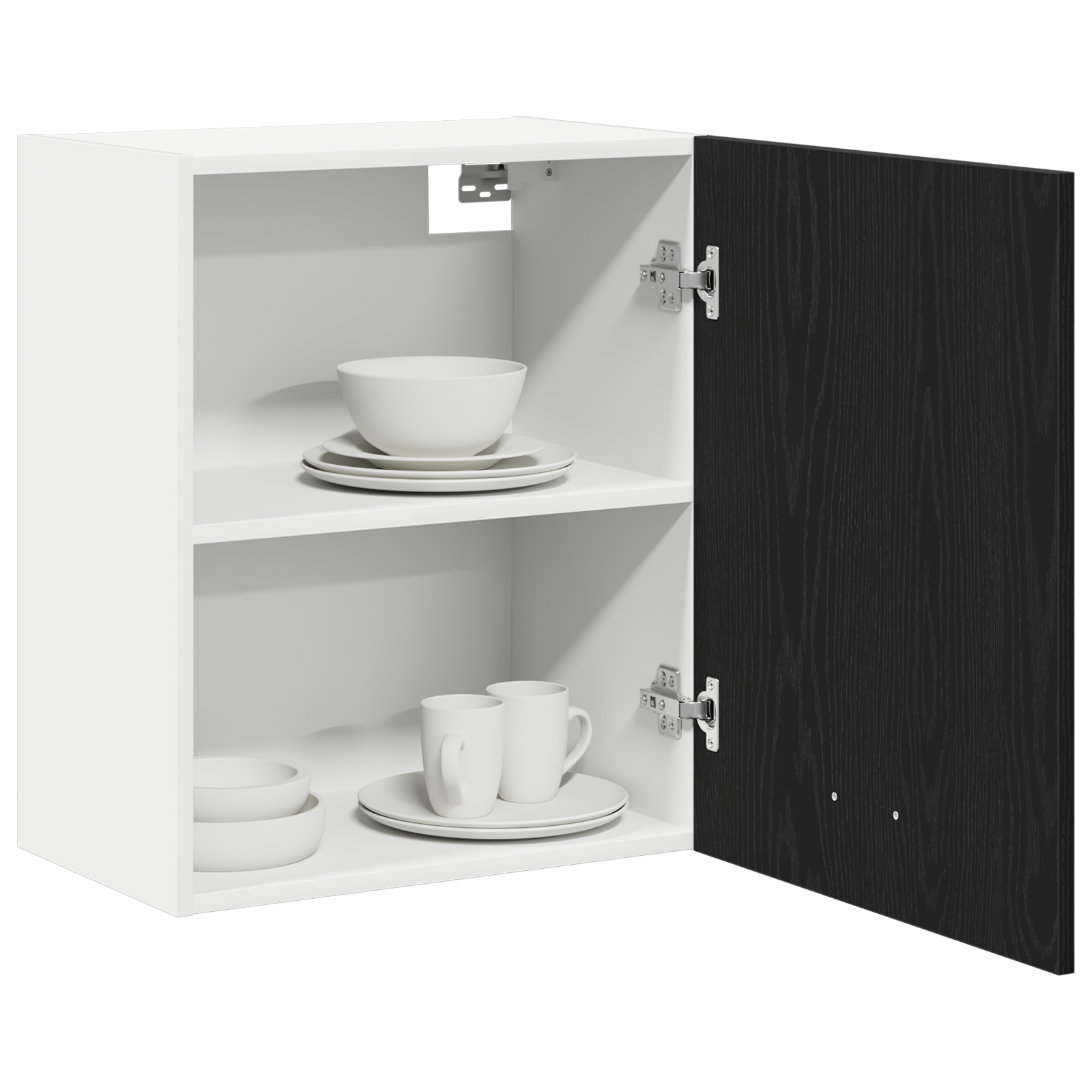 Dulap suspendat  din stejar negru 50x31x60 cm din lemn prelucrat GartenMobel Dekor