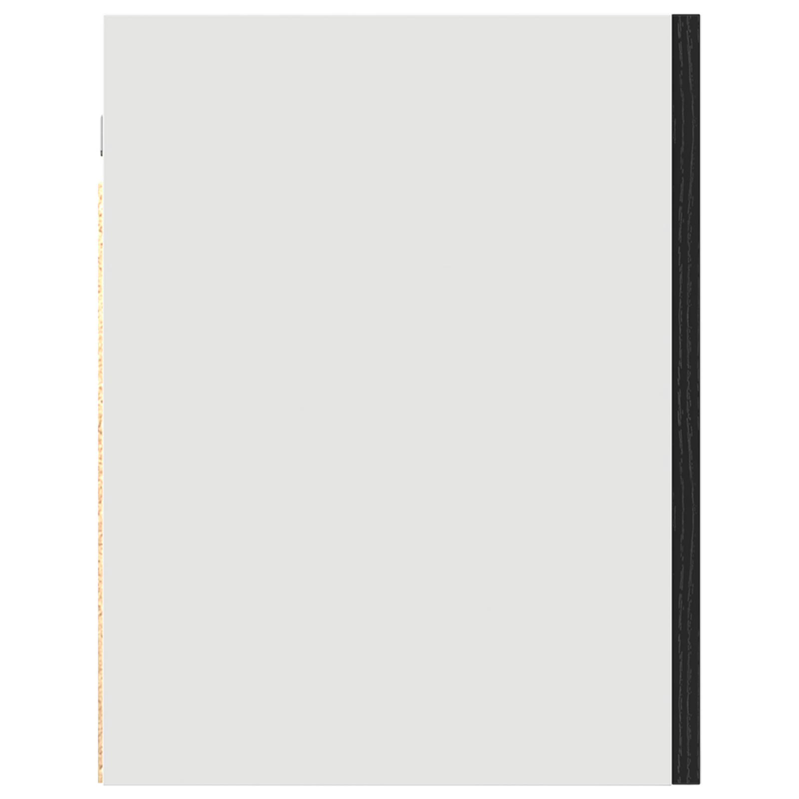 Dulap suspendat  în stejar negru - 60x31x60 cm, Fabricat din lemn prelucrat GartenMobel Dekor