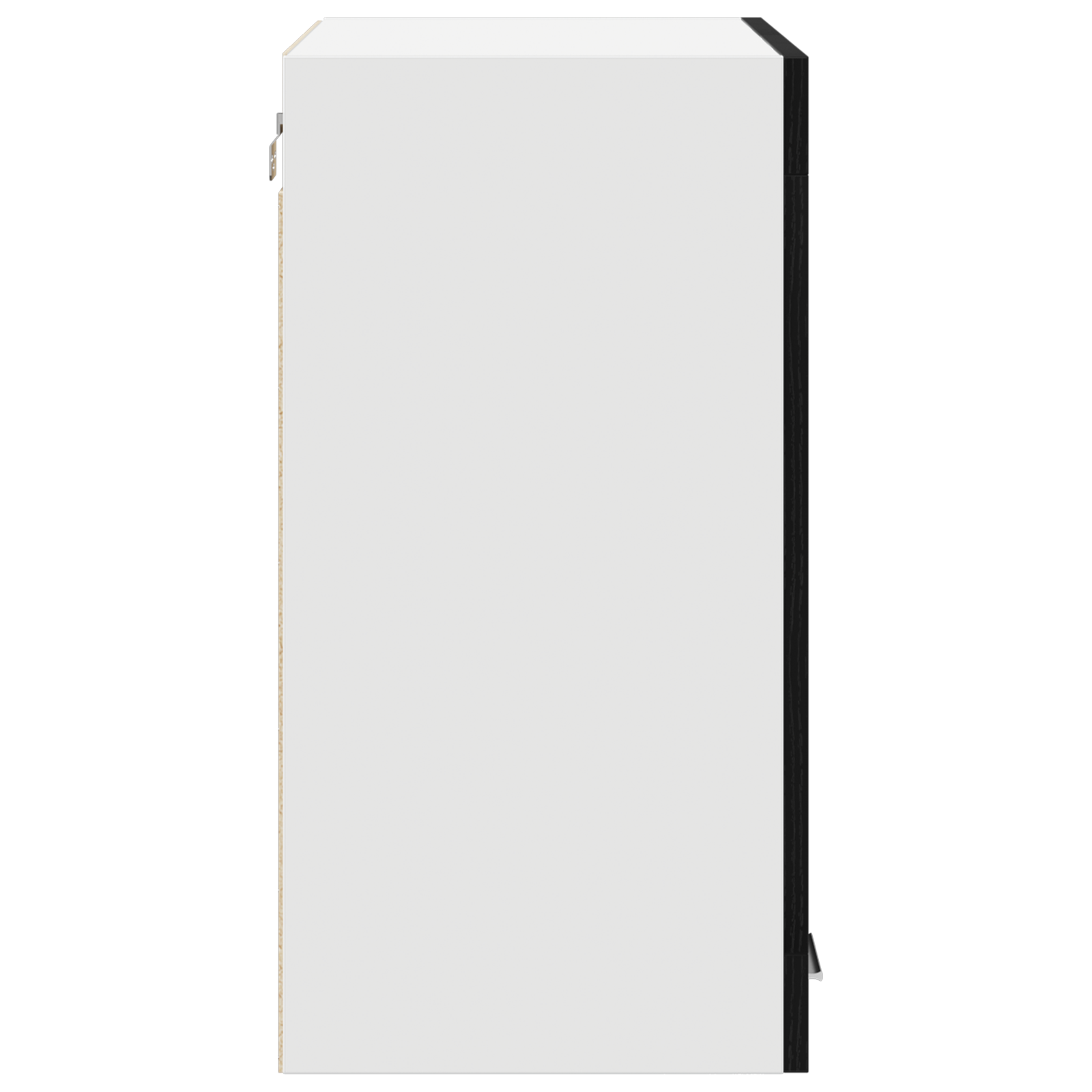Cabinet de sticlă suspendat în stejar negru - 60x31x60 cm GartenMobel Dekor
