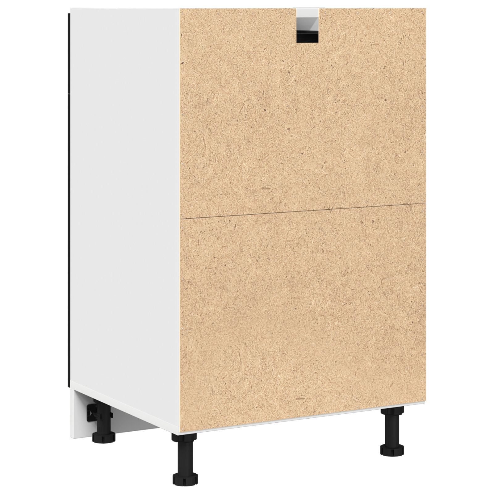 Dulap cu Sertare Black Oak - 50x46x81.5 cm, Fabricat din Lemn Prelucrat GartenMobel Dekor