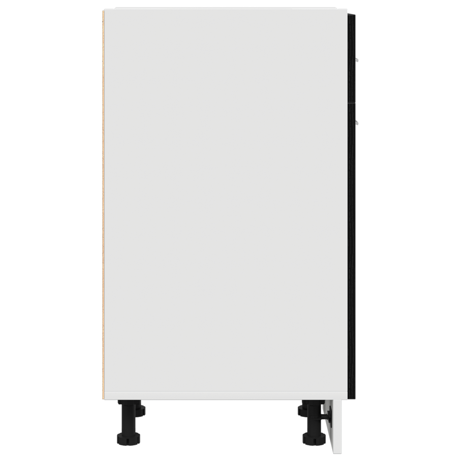 Dulap cu sertar din stejar negru - 30x46x81.5 cm GartenMobel Dekor