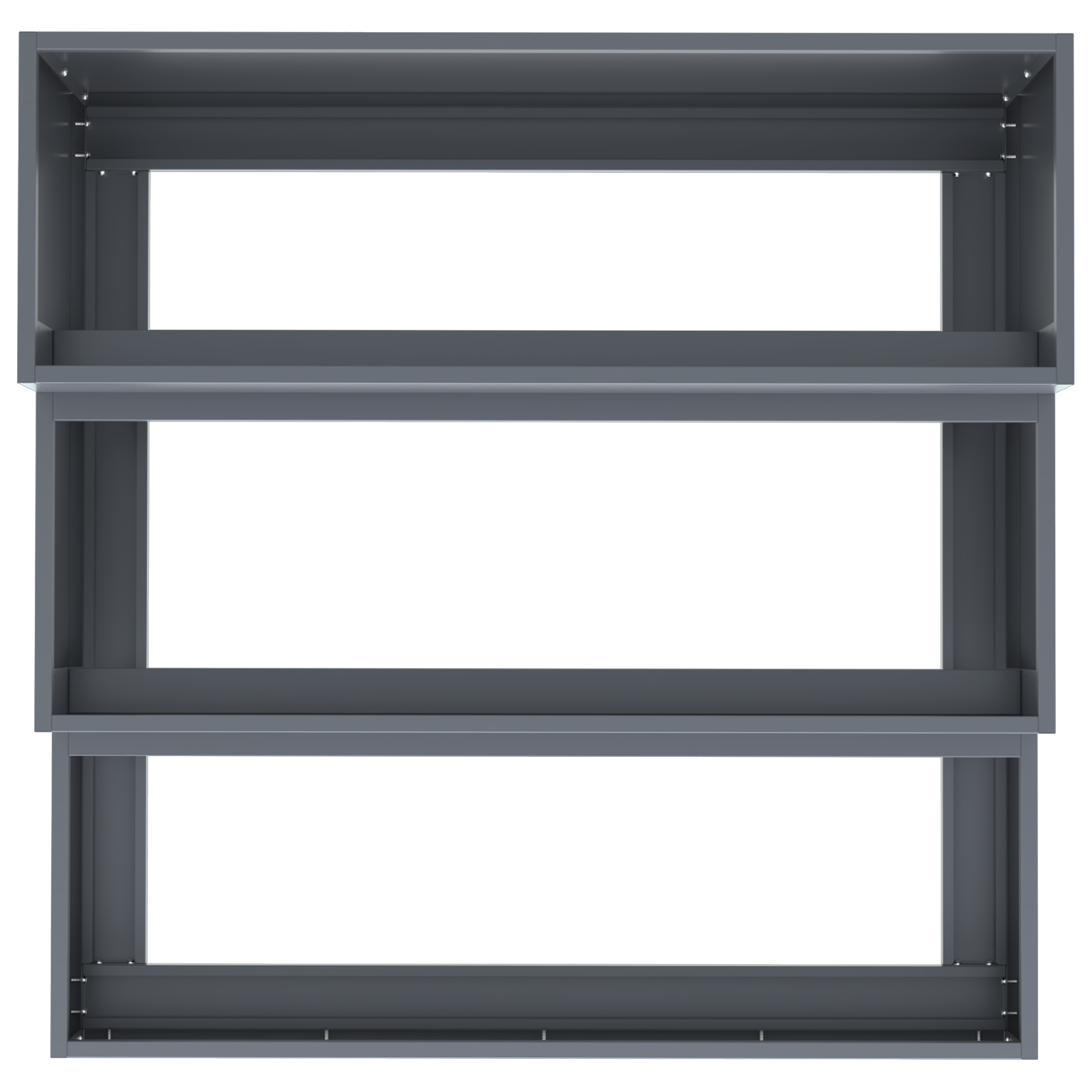 Ghiveci de Grădină 3-Tier 90x90x35 cm Oțel Antracit GartenMobel Dekor