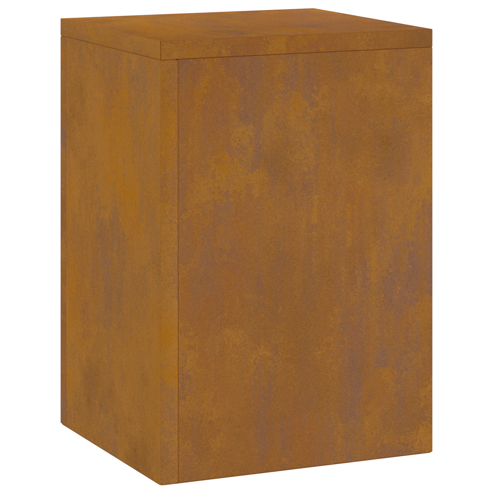 Suporturi plante pilon exterior 2 buc. 24x24x35 cm oțel corten GartenMobel Dekor