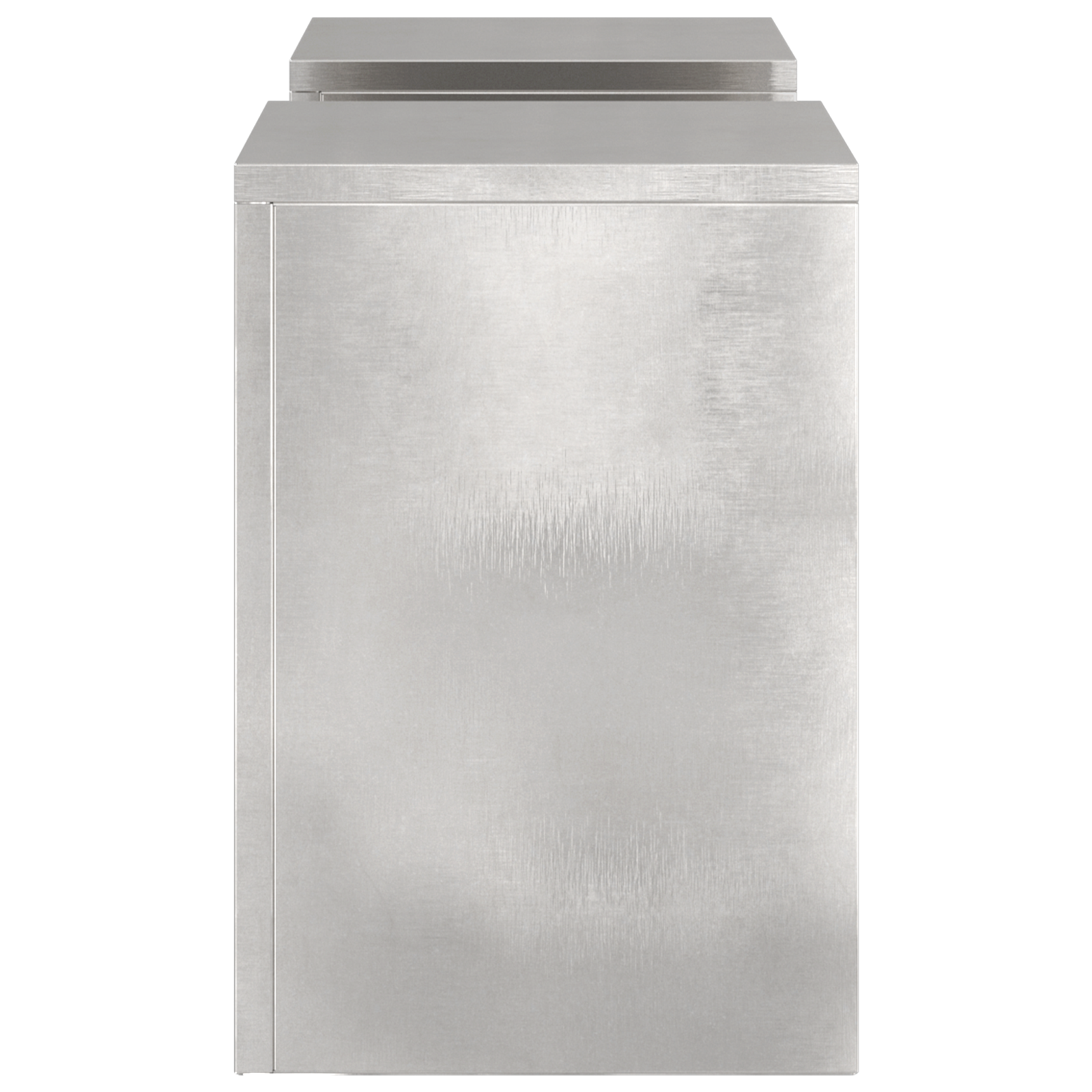 Suporturi plante pilon exterior 2 buc. 24x24x35 cm oțel inox. GartenMobel Dekor