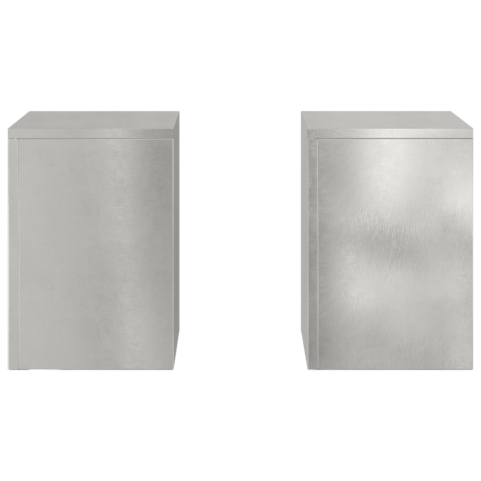 Suporturi plante pilon exterior 2 buc. 24x24x35 cm oțel inox. GartenMobel Dekor