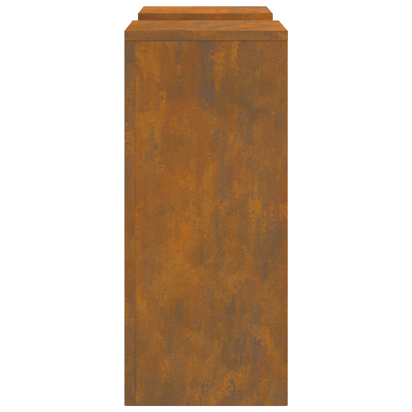 Suporturi plante pilon exterior 2 buc. 24x24x55 cm oțel corten GartenMobel Dekor