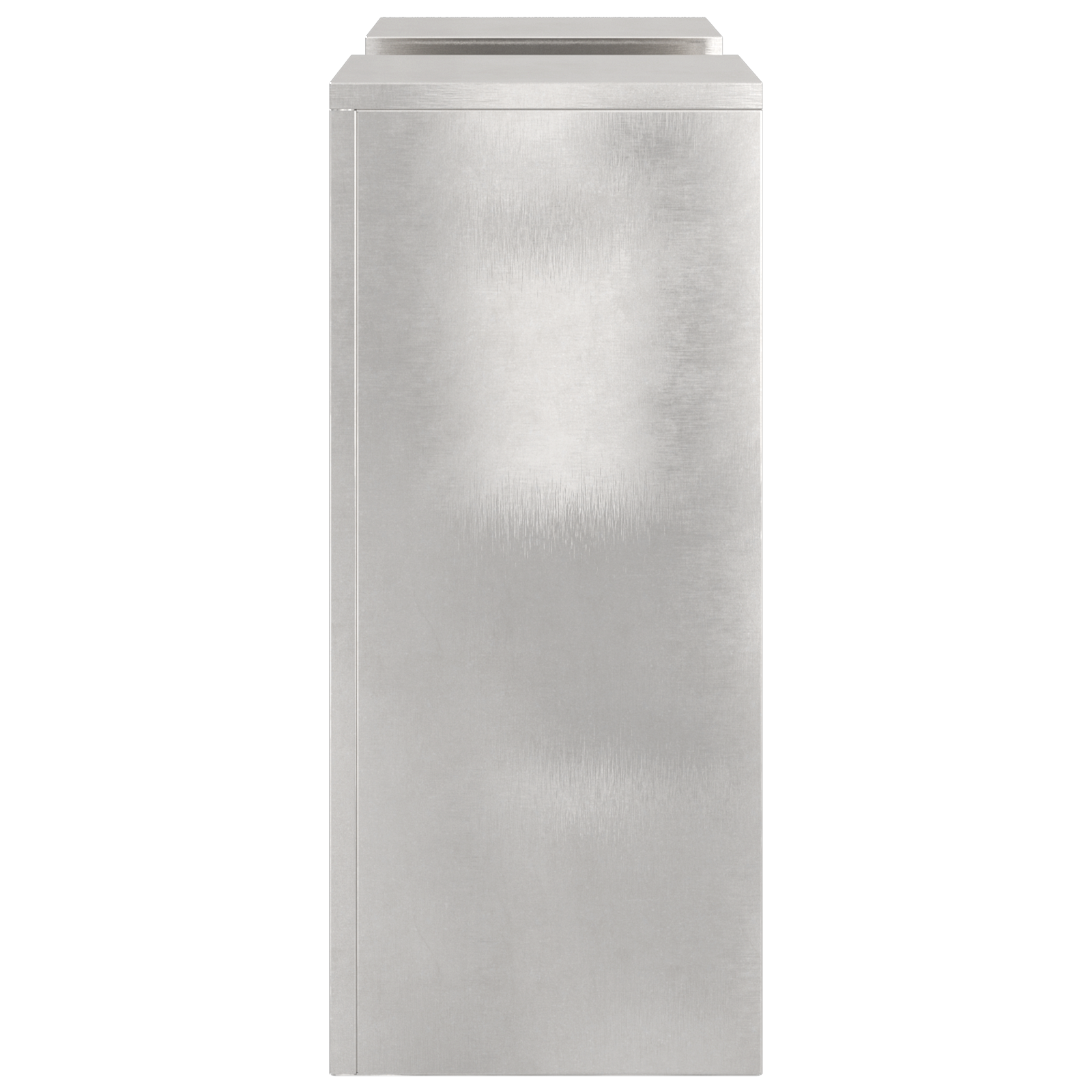 Suporturi plante pilon exterior 2 buc. 24x24x55 cm oțel inox. GartenMobel Dekor
