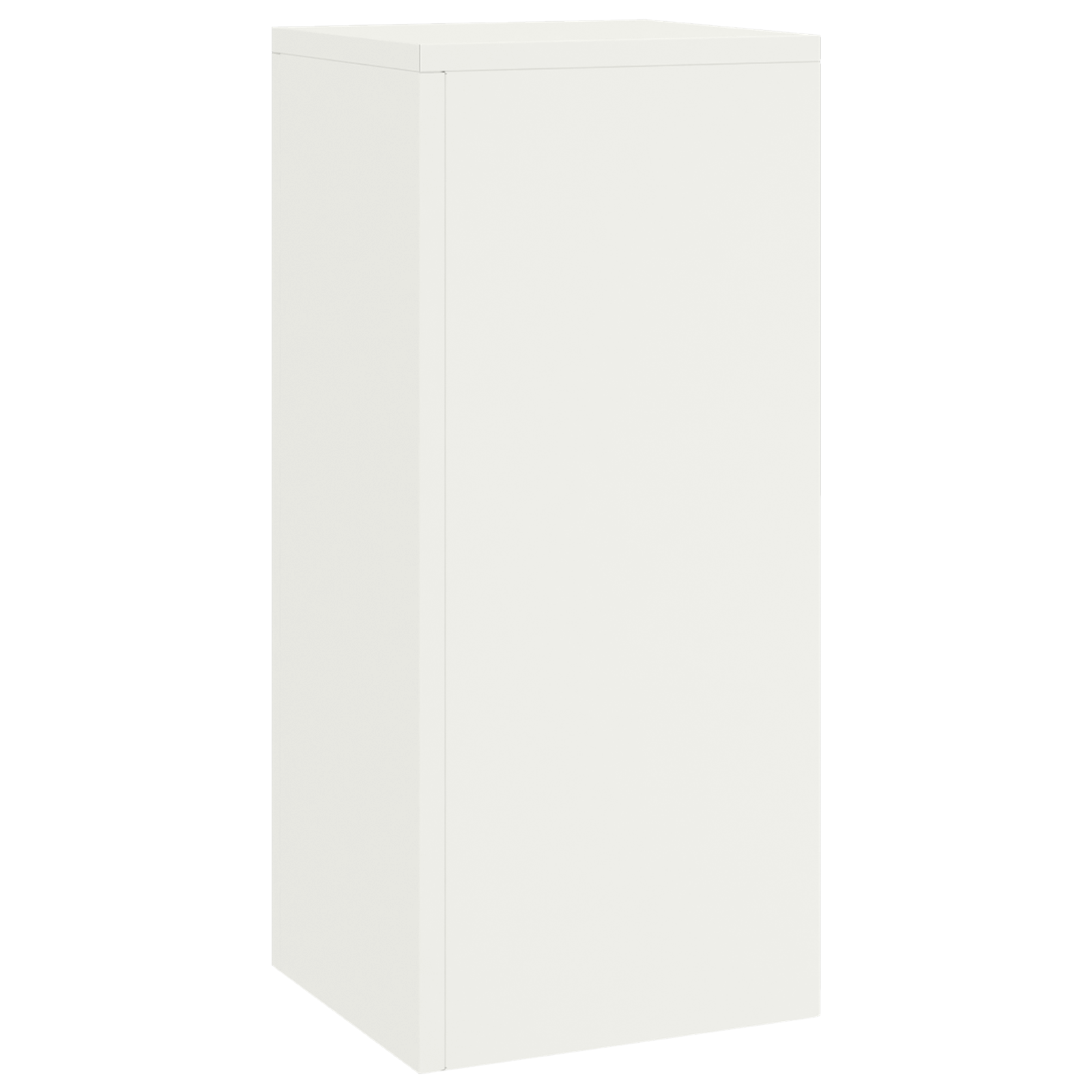Suporturi plante pilon exterior 2 buc. alb 24x24x55 cm oțel GartenMobel Dekor