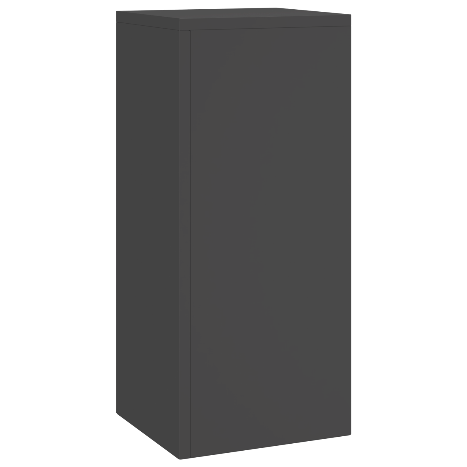 Suporturi plante pilon exterior 2 buc. negru 24x24x55 cm oțel GartenMobel Dekor