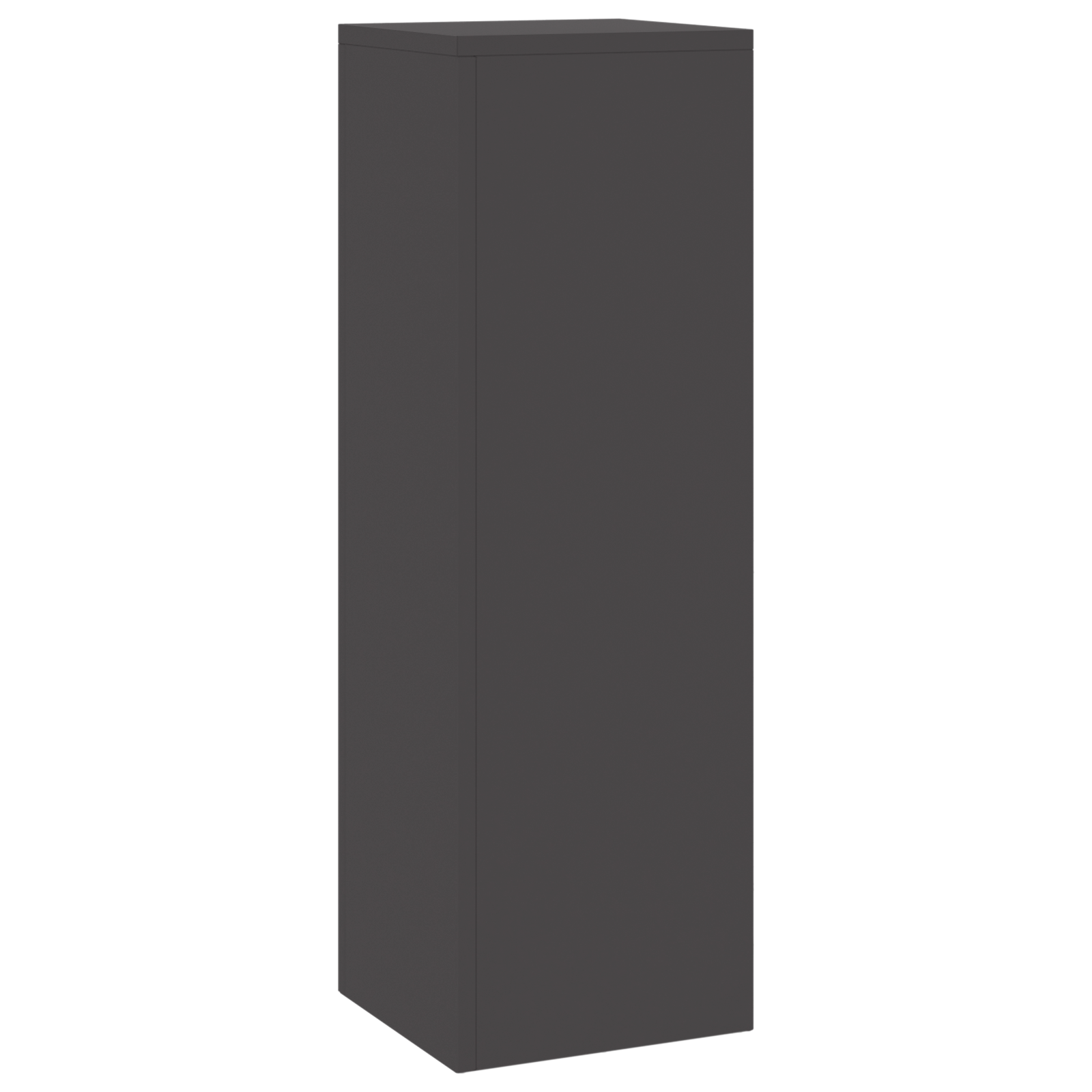 Suporturi plante pilon exterior 2 buc. negru 24x24x75 cm oțel GartenMobel Dekor
