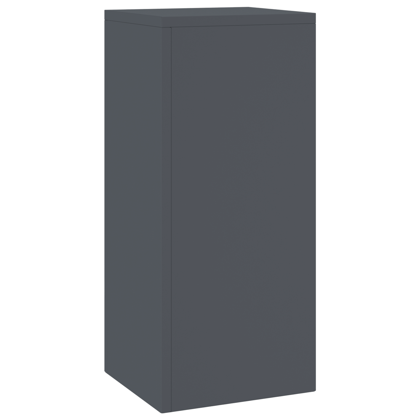 Suporturi plante pilon exterior 2 buc antracit 24x24x55 cm oțel GartenMobel Dekor