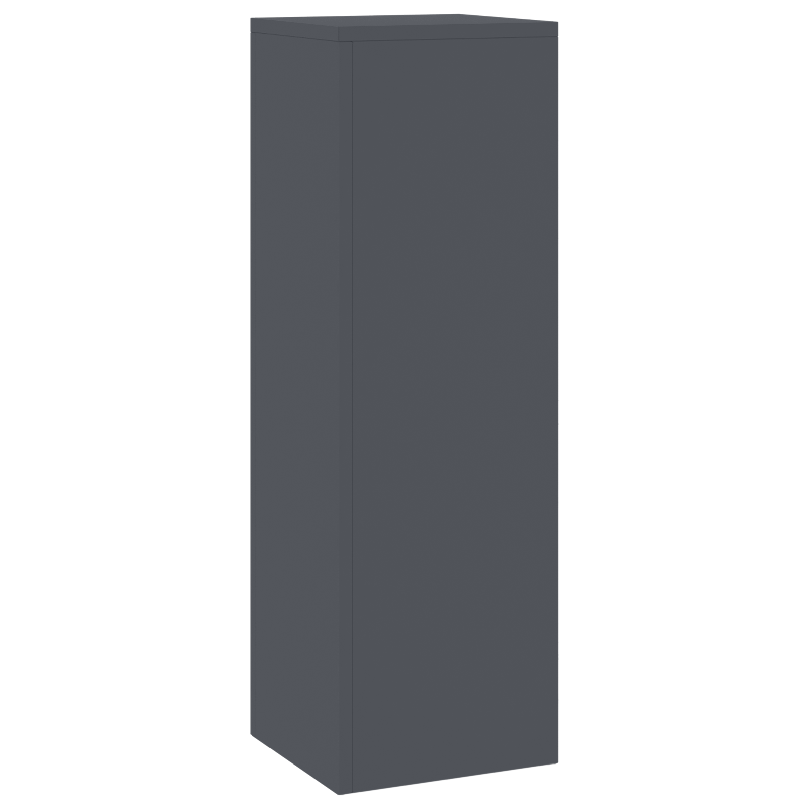 Suporturi plante pilon exterior 2 buc antracit 24x24x75 cm oțel GartenMobel Dekor