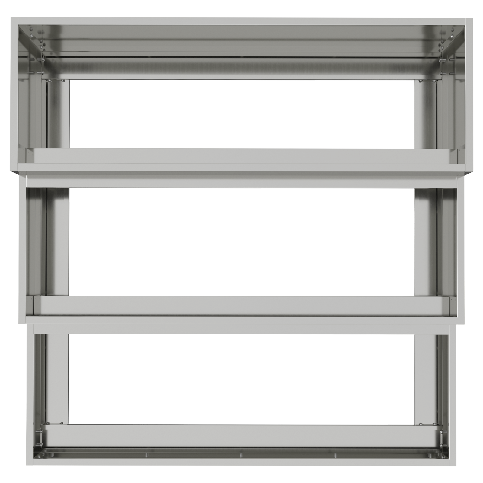 Ghiveci de grădină cu 3 niveluri 90x90x35 cm Oțel galvanizat GartenMobel Dekor