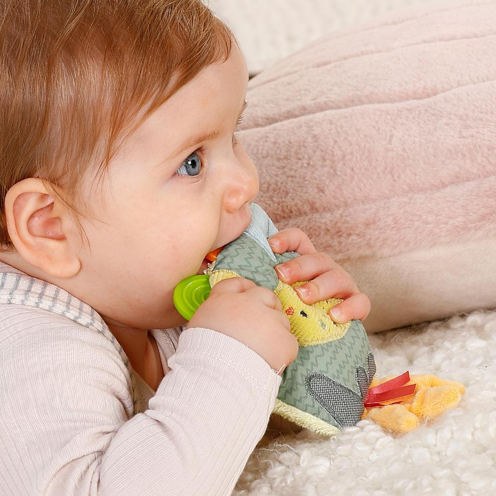 Jucarie dexteritate si dentitie - Vulcanul vesel PlayLearn Toys
