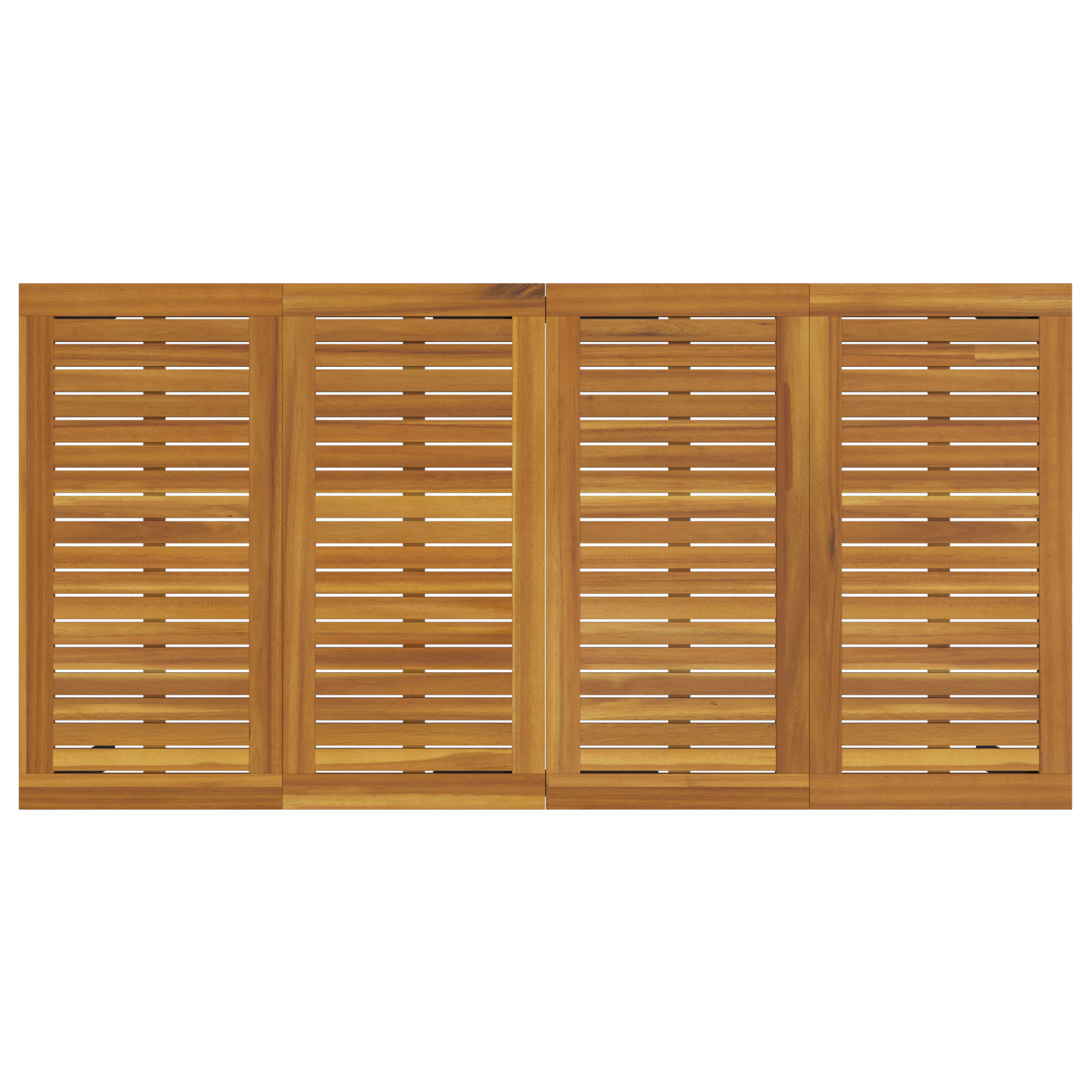 Set de dining pentru grădină , 7 piese, din lemn solid de acacia și metal GartenMobel Dekor