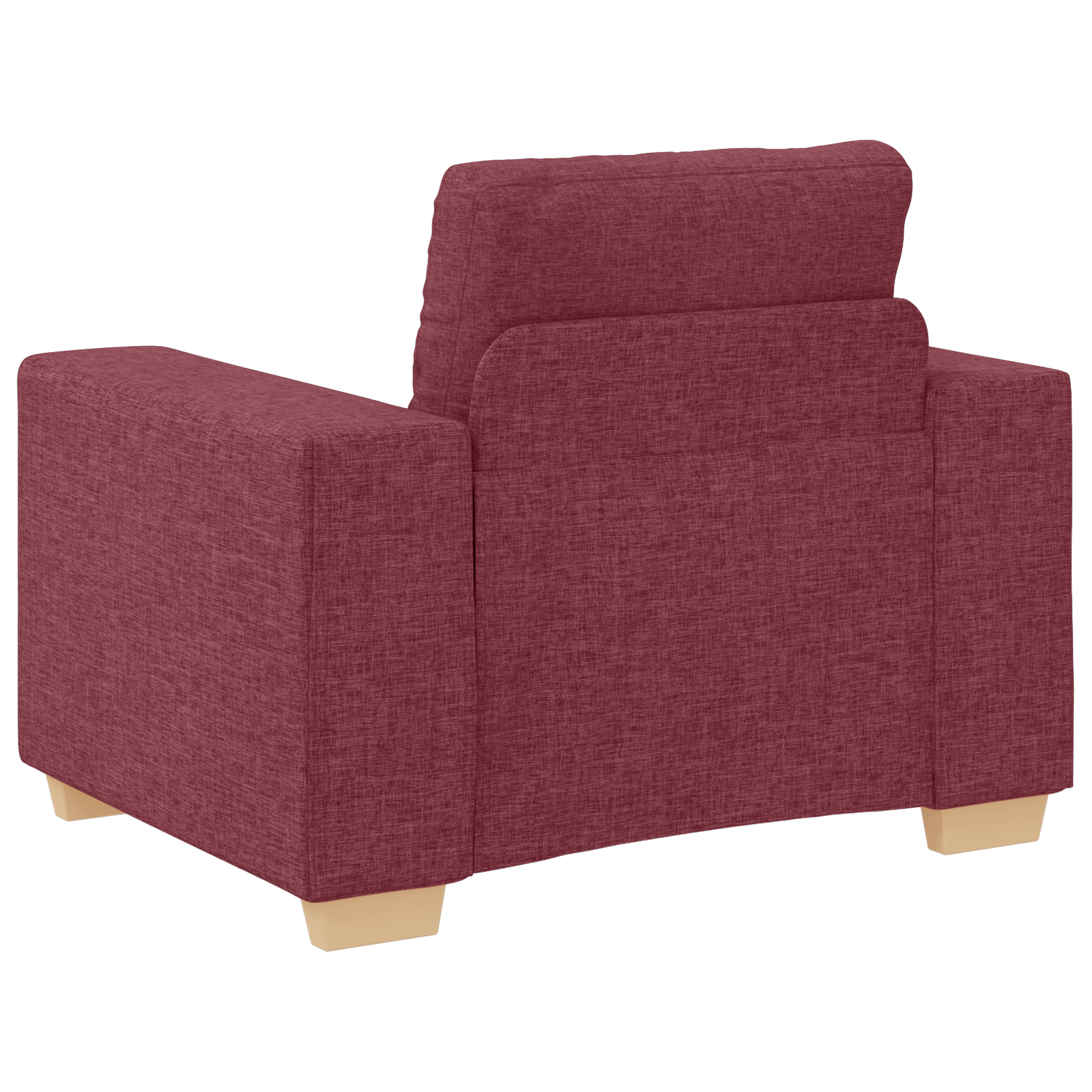 Set canapea, 3 piese, perne bordo, textil GartenMobel Dekor