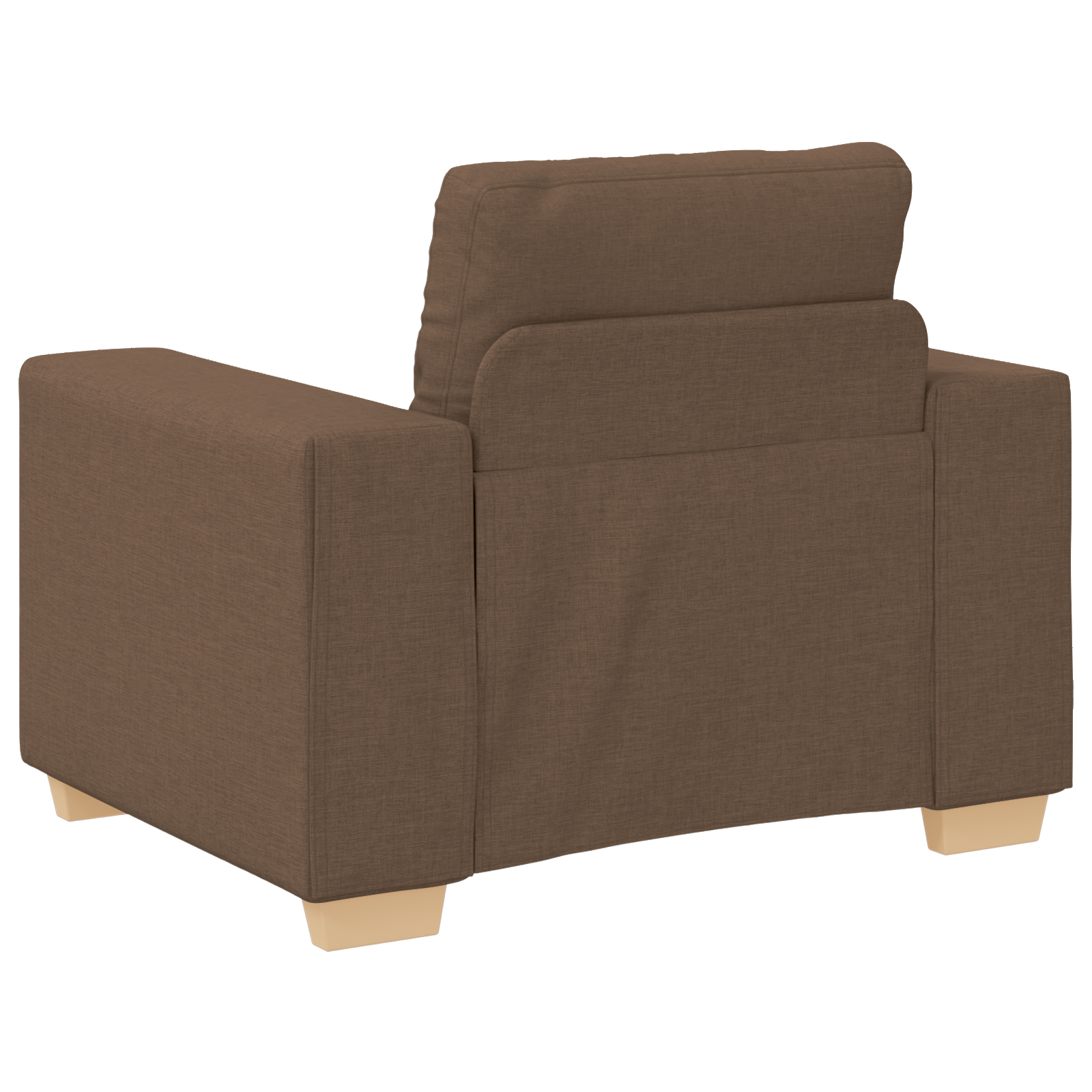 Set canapea, 3 piese, perne maro, textil GartenMobel Dekor
