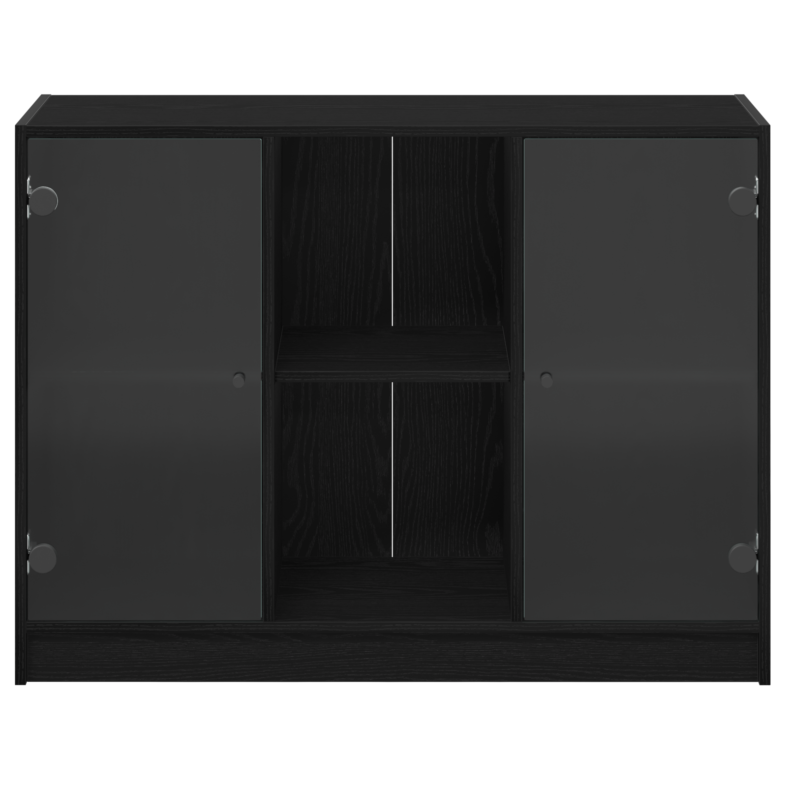 Dulap, stejar negru, 102x37x75,5 cm, lemn prelucrat GartenMobel Dekor