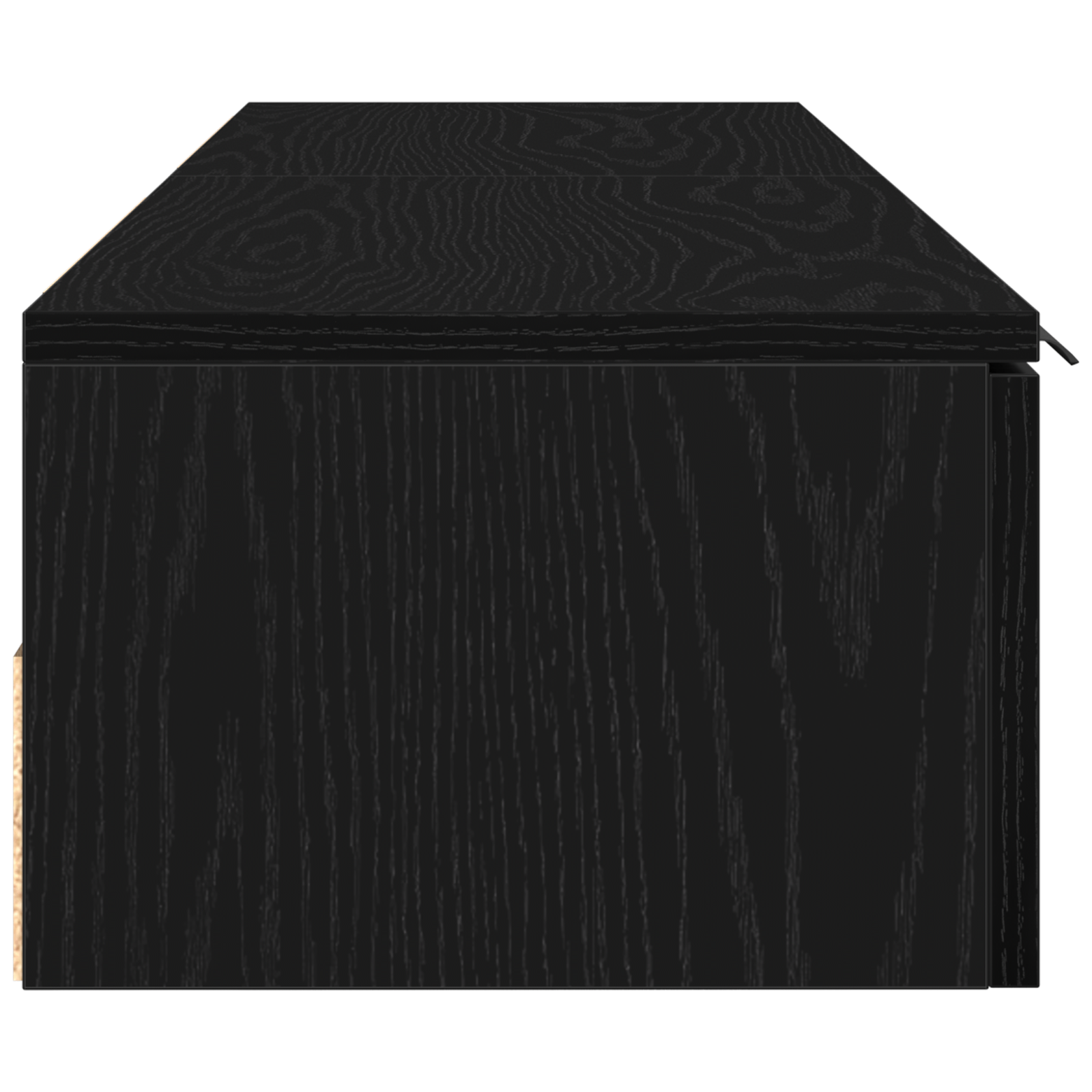 Cabițe 2 piese Stejar negru 68x30x20 cm Lemn prelucrat GartenMobel Dekor