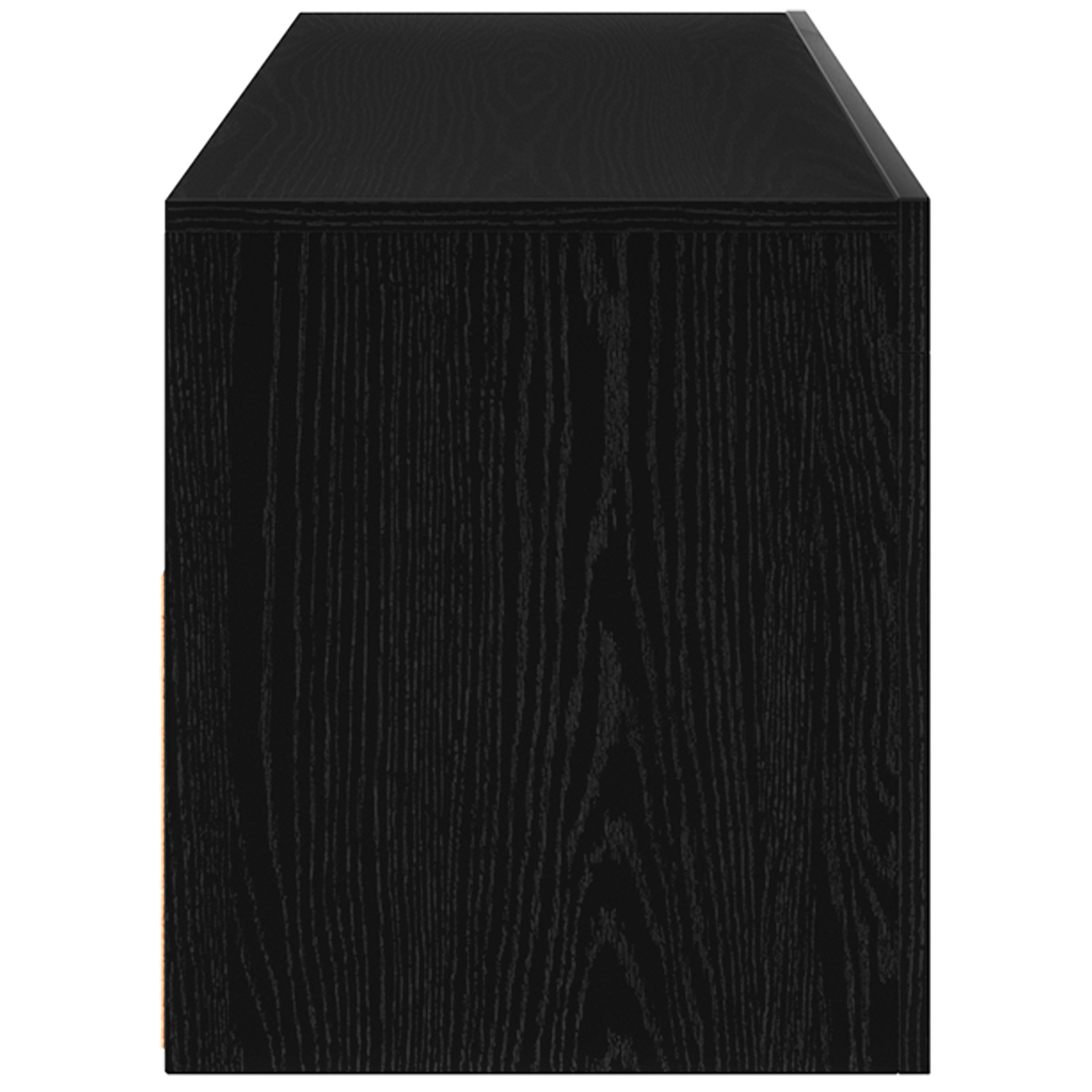 Dulap de nopte cu lumini LED Stejar negru 60x35x40 cm Lemn proiectat GartenMobel Dekor