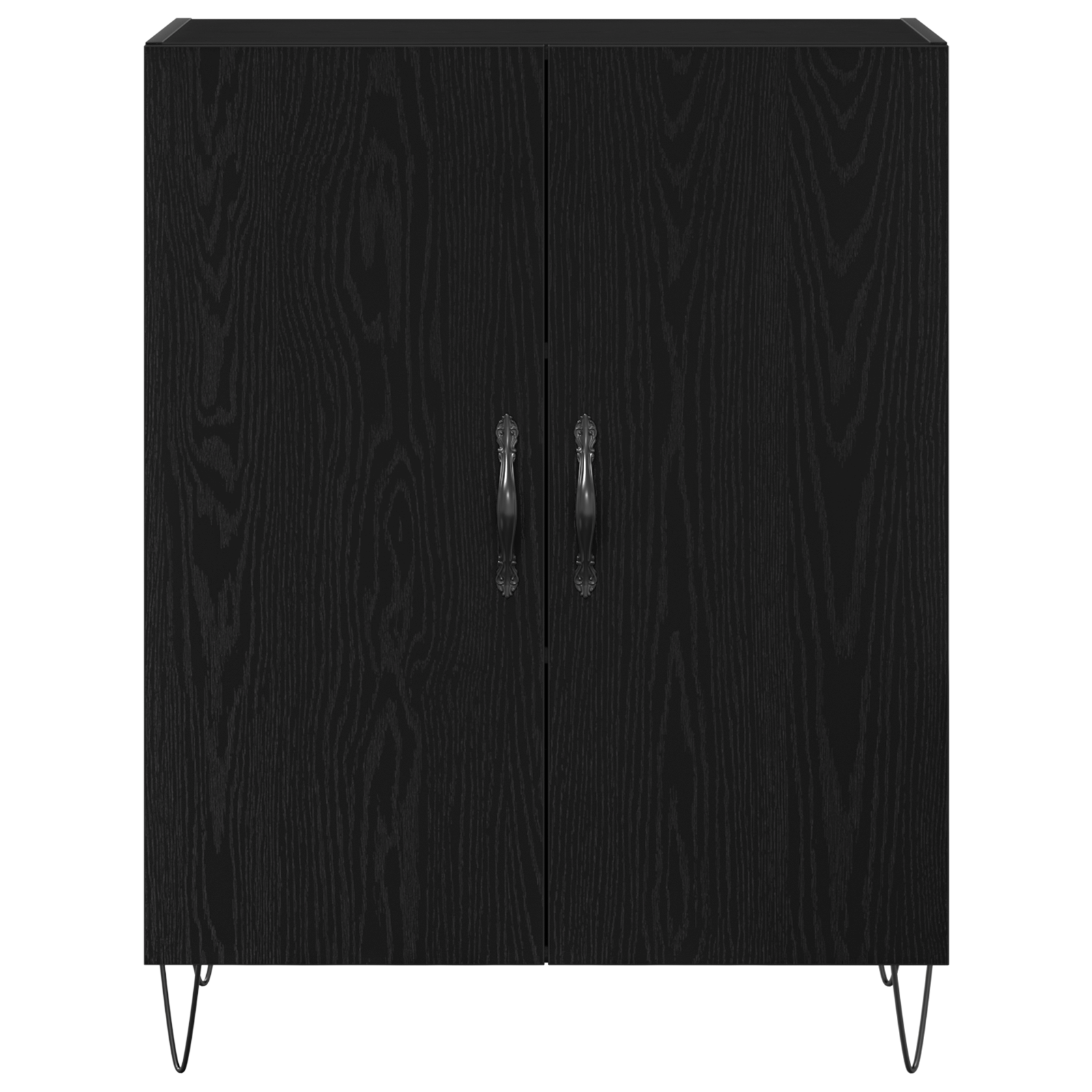 Dulap înalt, stejar negru, 69,5x34x180 cm, lemn prelucrat GartenMobel Dekor