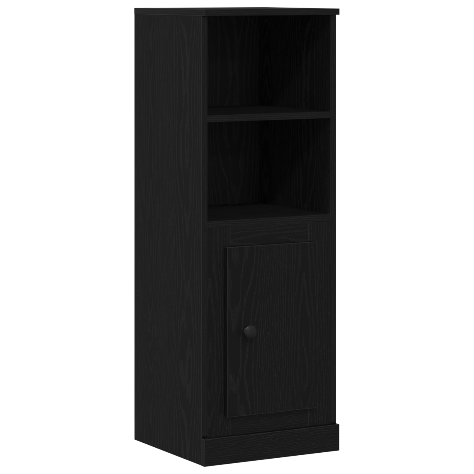 Highboard Negru Stejar 132x35,5x103,5 cm Lemn prelucrat GartenMobel Dekor