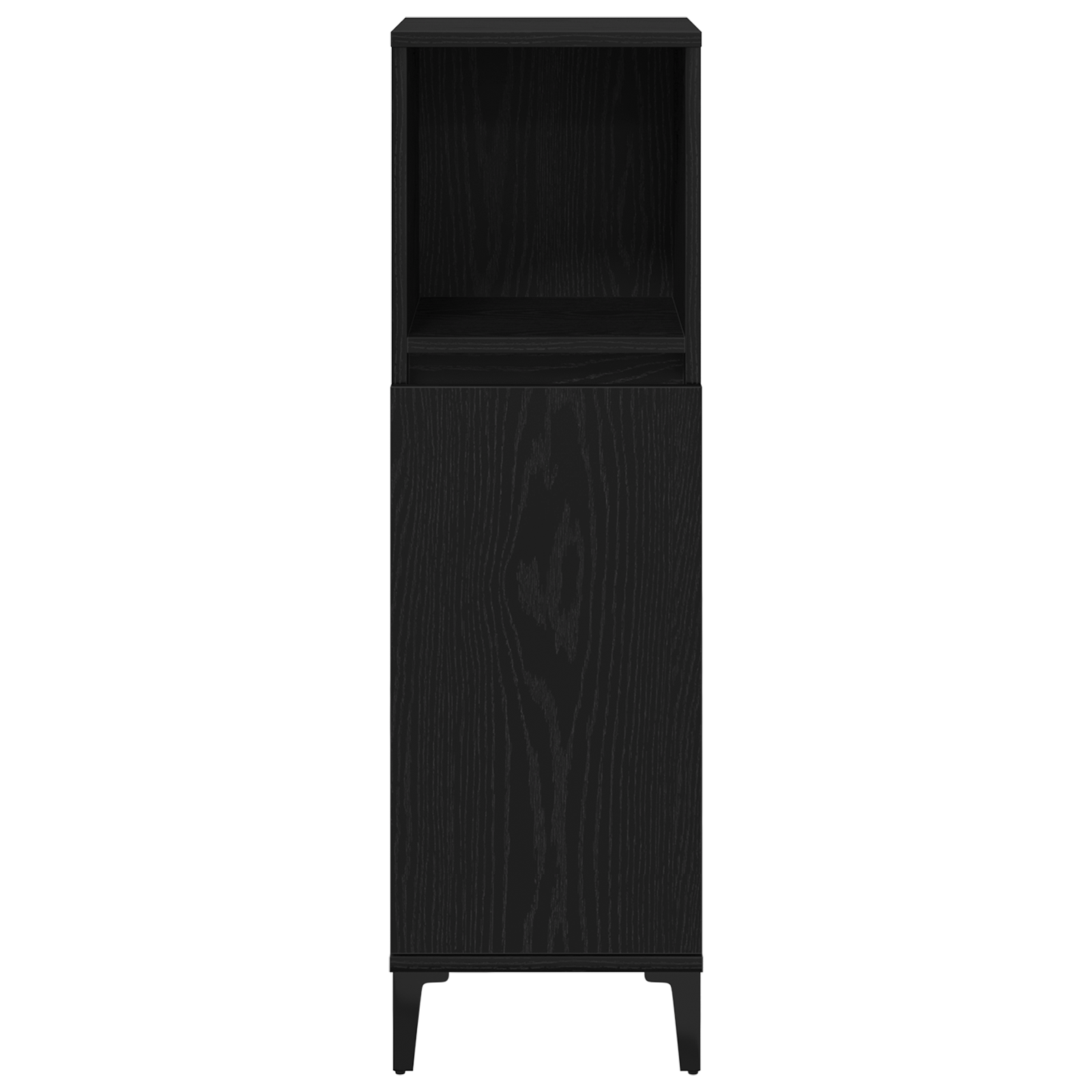 Set Mobilier Baie 3 Piese Stejar Negru Lemn Prelucrat GartenMobel Dekor