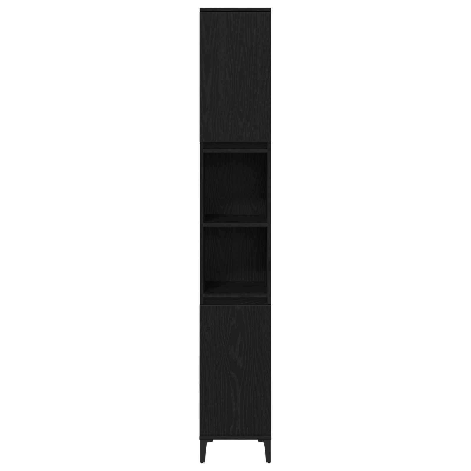 Set Mobilier Baie 3 Piese Stejar Negru Lemn Prelucrat GartenMobel Dekor