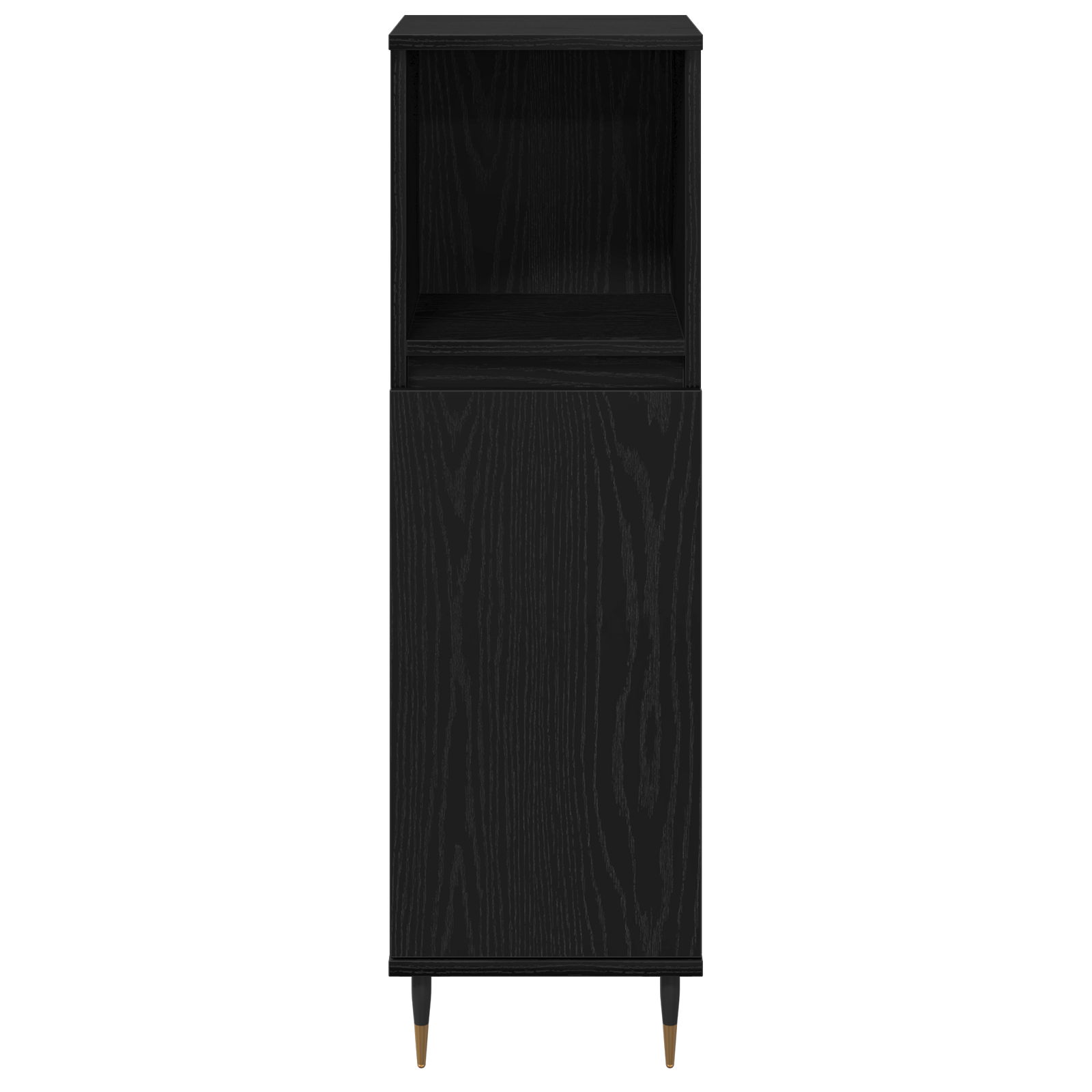 Set de mobilier baie 3 piese Stejar Negru Lemn Prelucrat GartenMobel Dekor
