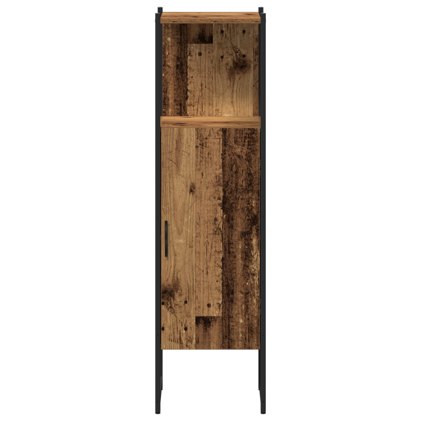 Set de mobilier pentru baie 3 Piese Lemn Vechi Lemn Inginerit GartenMobel Dekor