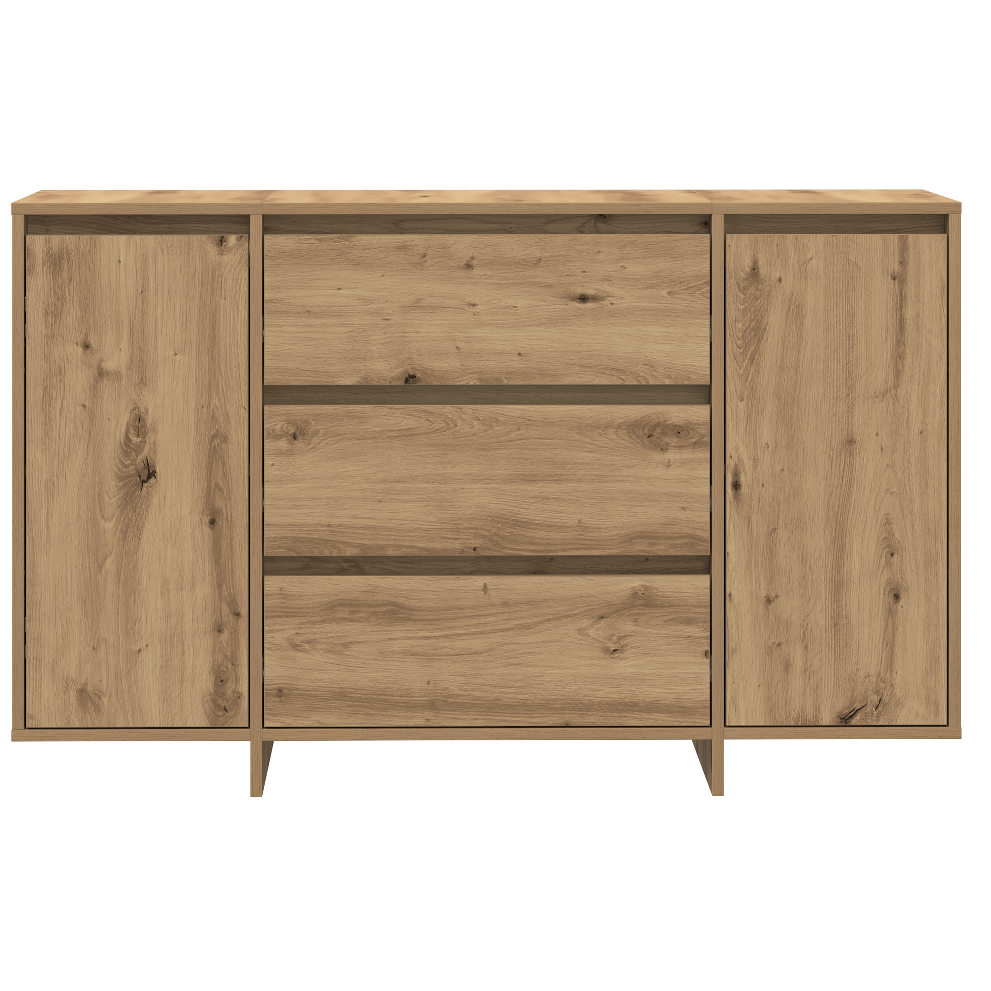 Bufet Artisan Stejar 120x41x75 cm Lemn prelucrat GartenMobel Dekor