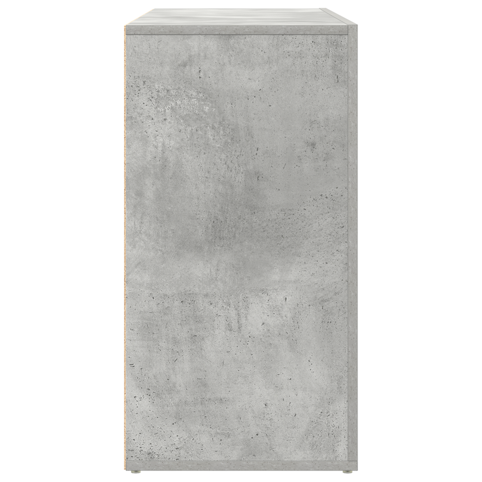 Bufet Gri Beton Lemn Prelucrat 120 x 36 x 69 cm Depozitare GartenMobel Dekor