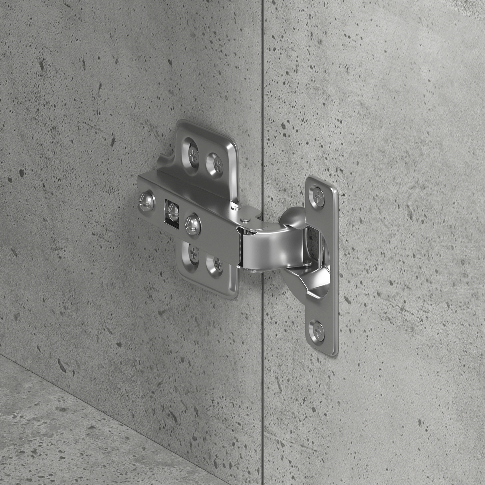 Bufet Gri Beton Lemn Prelucrat 120 x 36 x 69 cm Depozitare GartenMobel Dekor