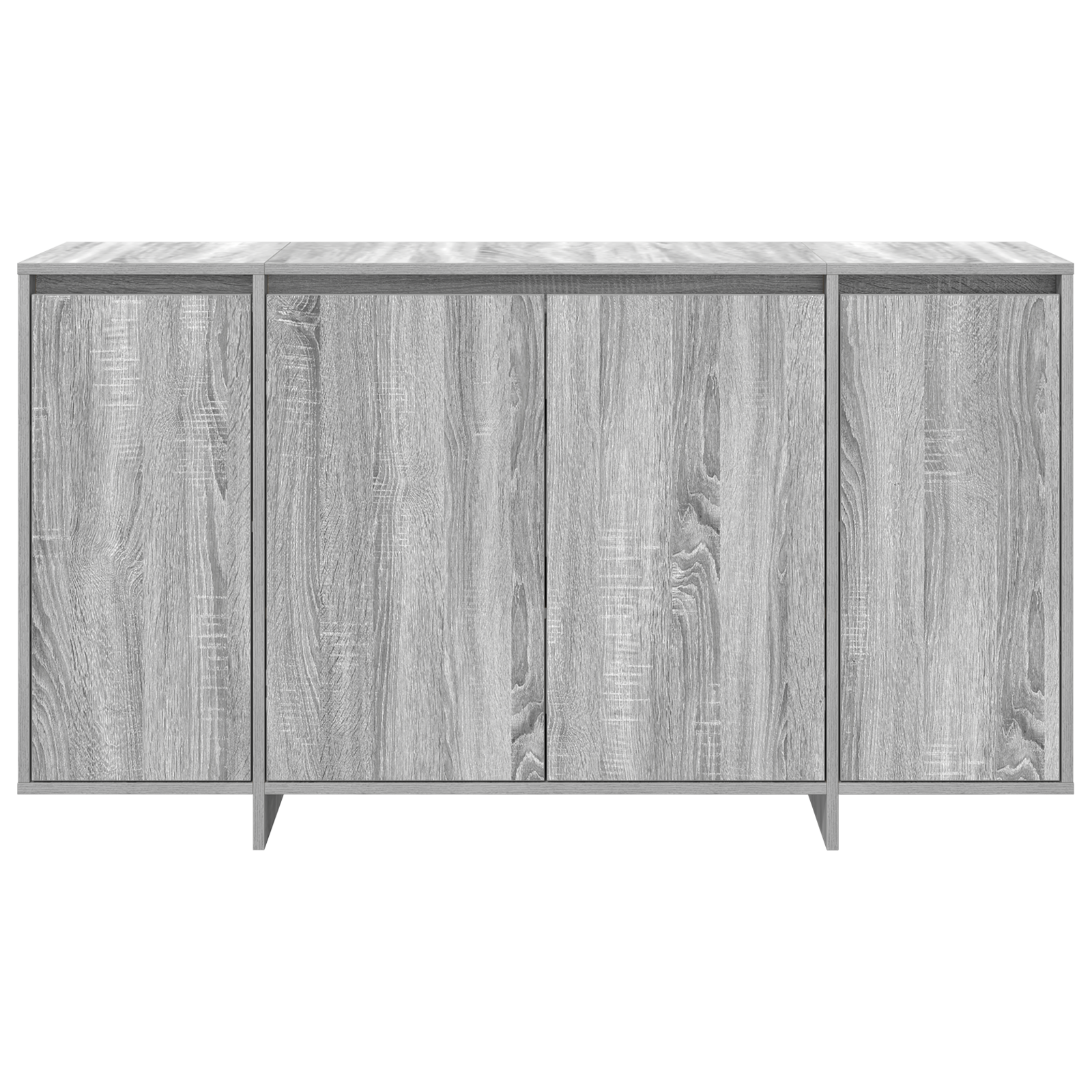 Bufet Gri Gri Sonoma Lemn prelucrat 135 x 41 x 75 cm Bufet Gri GartenMobel Dekor