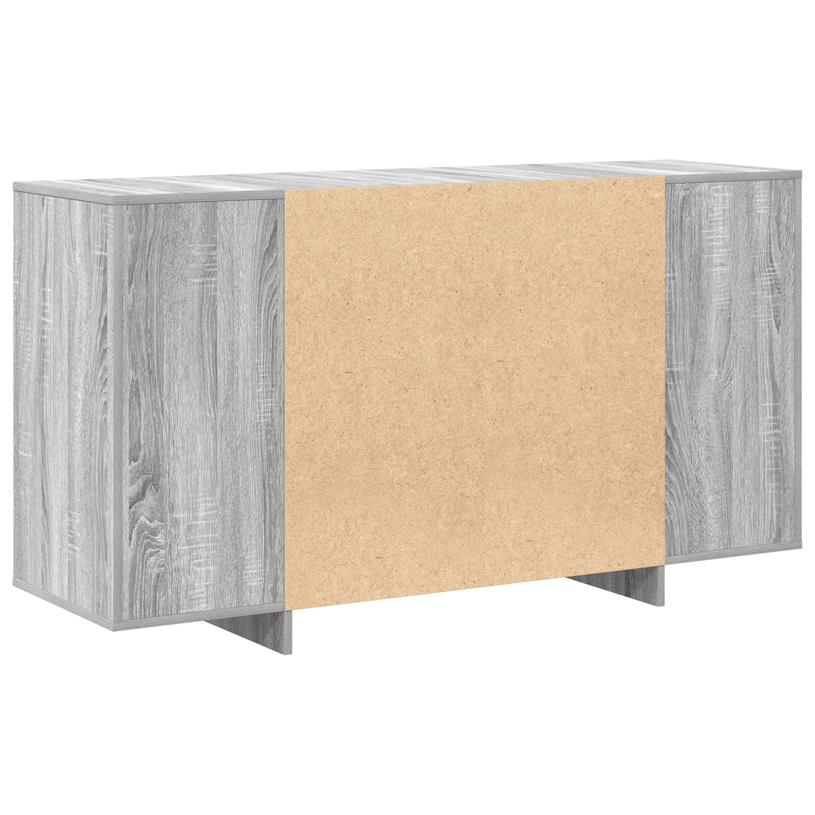 Bufet Gri Gri Sonoma Lemn prelucrat 135 x 41 x 75 cm Bufet Gri GartenMobel Dekor