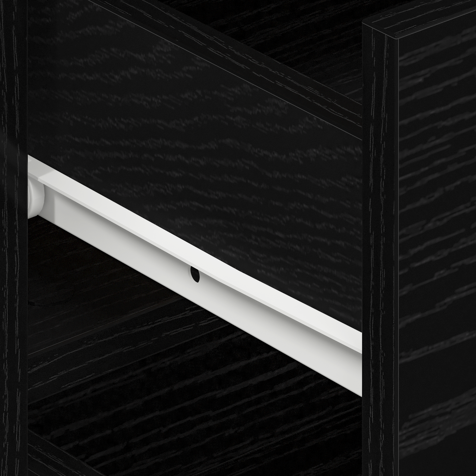 Sideboard Stejar negru Lemn prelucrat 120 x 36 x 69 cm Depozitare GartenMobel Dekor