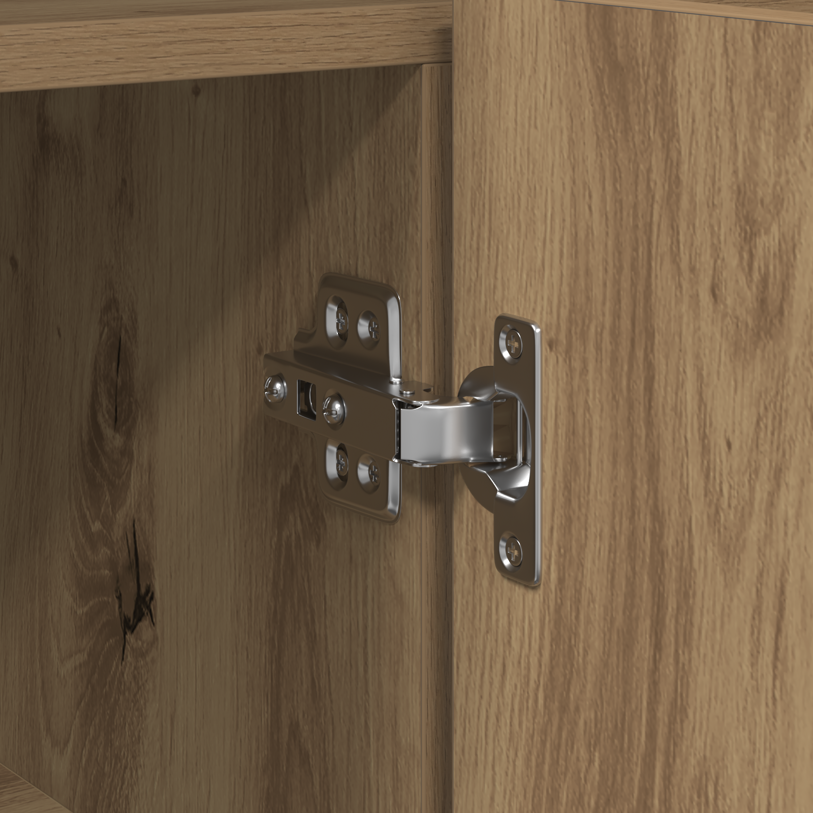 bufet Stejar Artisan Lemn Ingineresc 116 x 30 x 75 cm Bufet GartenMobel Dekor