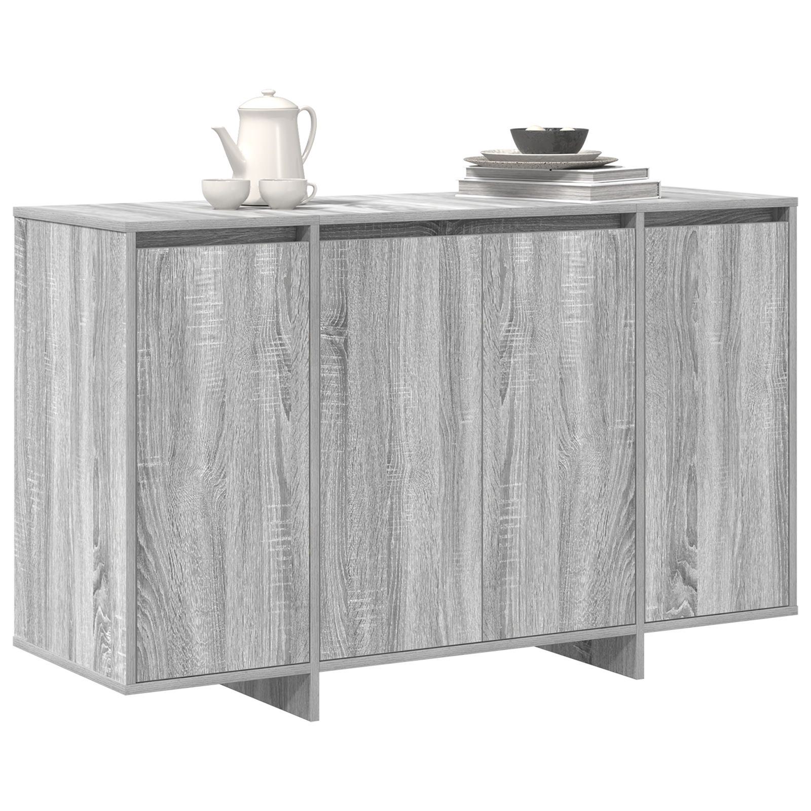 bufet gri sonoma lemn prelucrat 120 x 41 x 75 cm GartenMobel Dekor