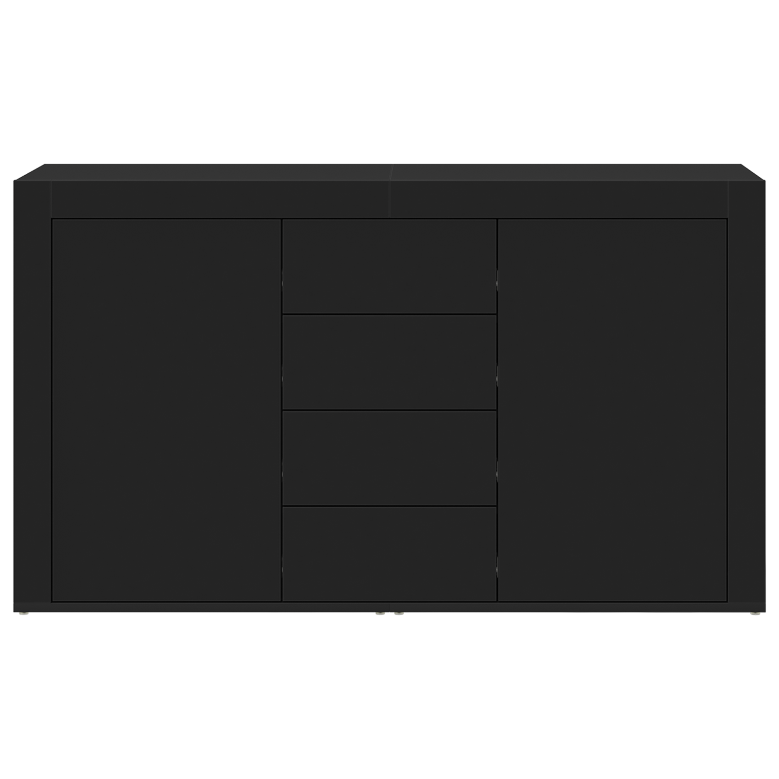 bufet  Negru Lemn prelucrat 120 x 36 x 69 cm Depozitare Bufet GartenMobel Dekor