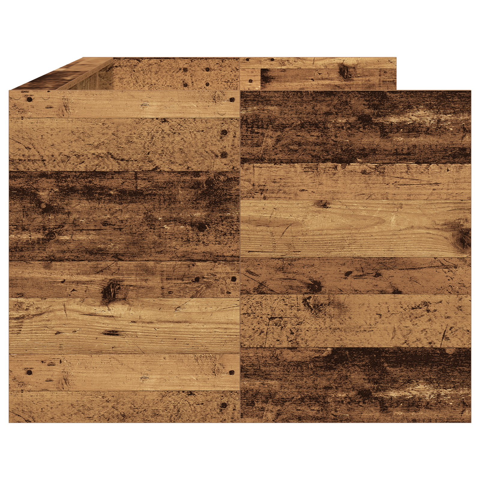 Pat extensibil cu sertar Lemn vechi Lemn ingineresc 75 x 190 cm GartenMobel Dekor