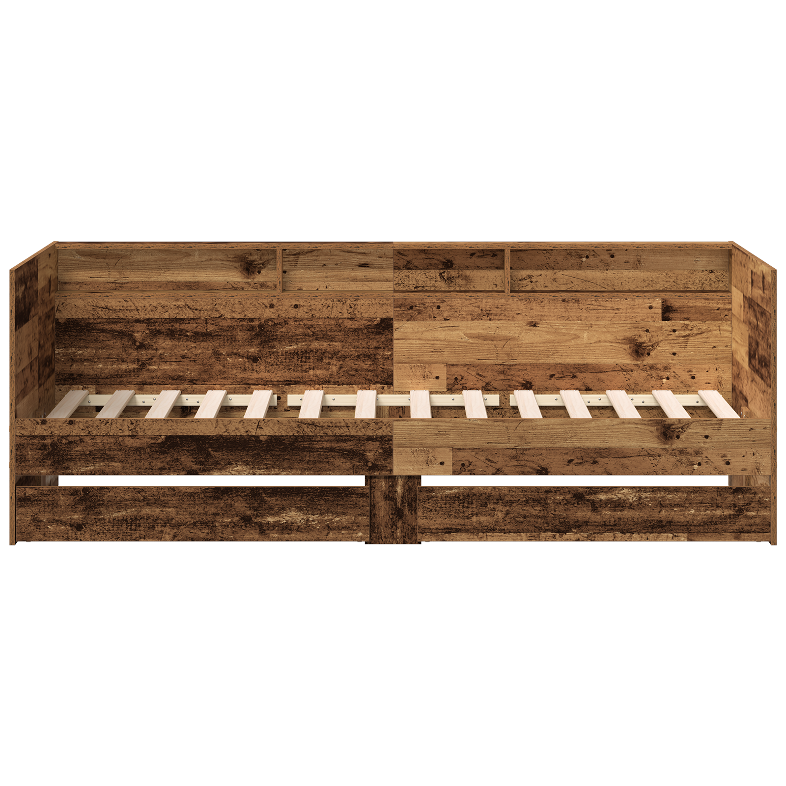 Pat extensibil cu sertar Lemn vechi Lemn ingineresc 75 x 190 cm GartenMobel Dekor