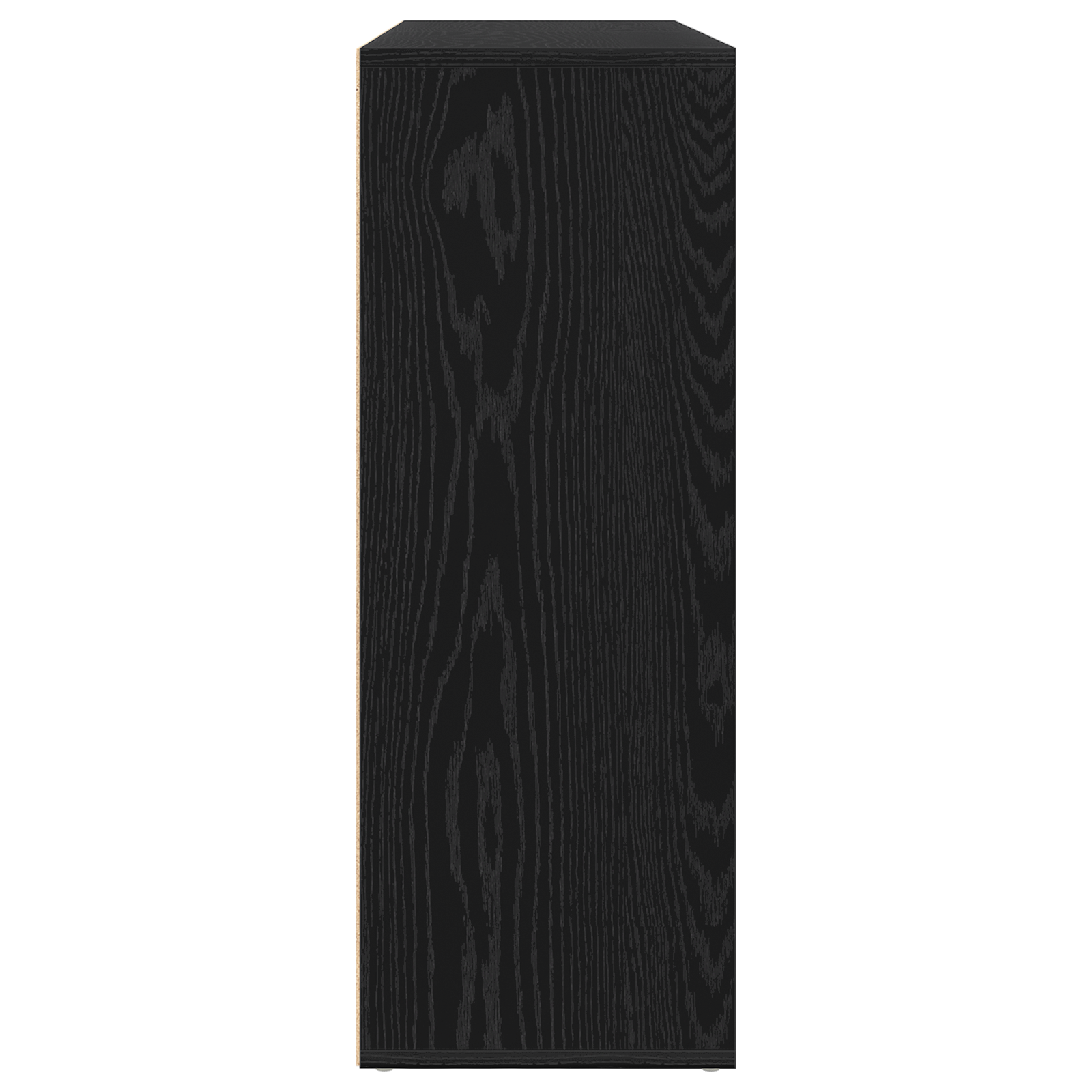 Bufete 2 buc Negru Stejar 60x31x84 cm Lemn Ingineresc GartenMobel Dekor