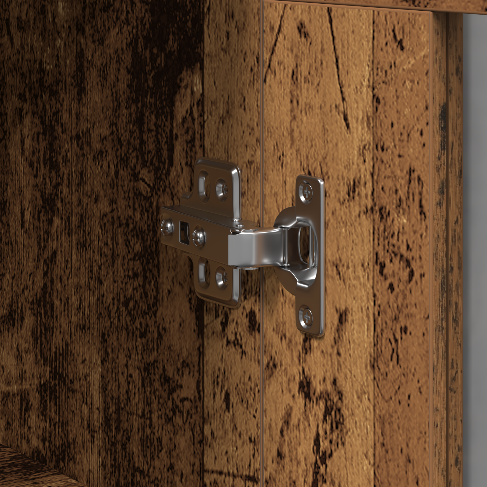 Cumpără divanul Wall Mounted Cabinets 2 pcs din lemn vechi 69,5x34x90 cm din lemn în stratificat GartenMobel Dekor