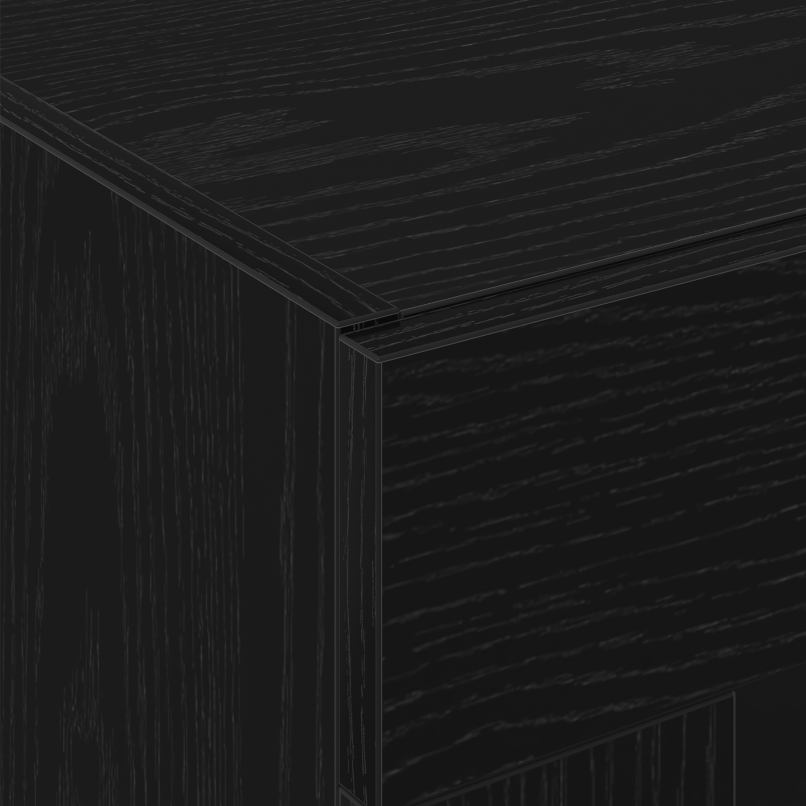 Mobilier de perete 2 buc Negru Stejar 69,5x34x90 cm Lemn compus GartenMobel Dekor