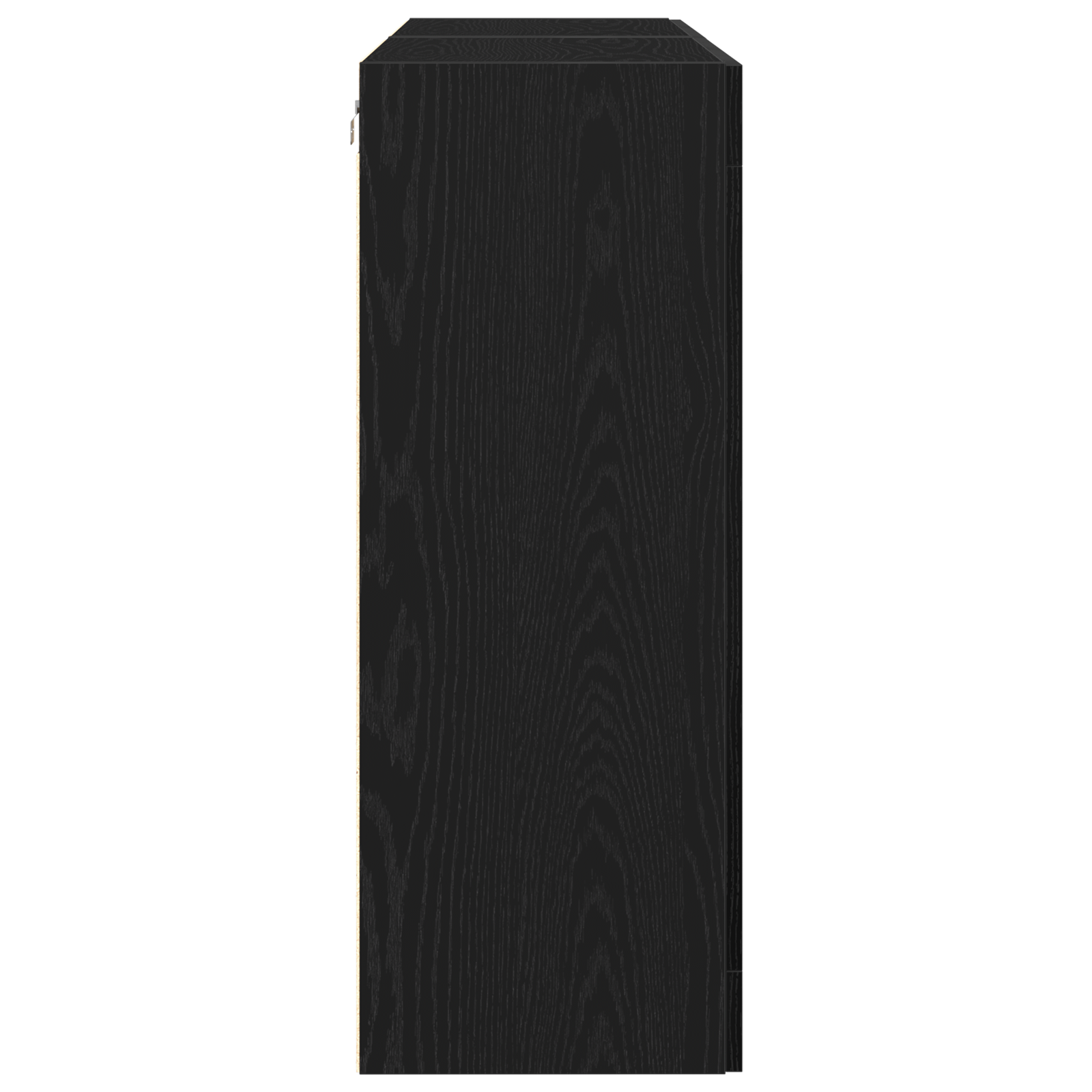 Mobilier de perete 2 buc Negru Stejar 69,5x34x90 cm Lemn compus GartenMobel Dekor