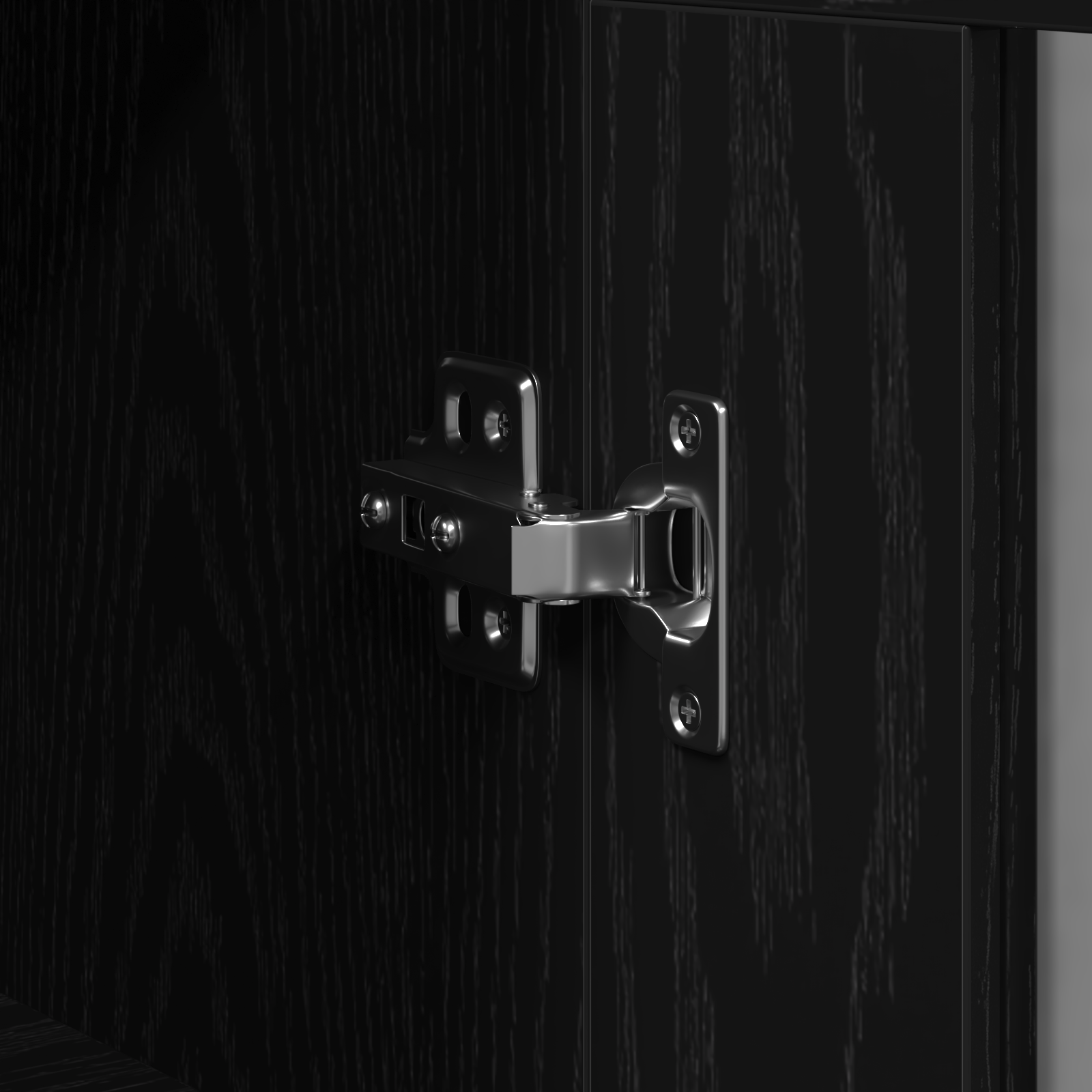 Mobilier de perete 2 buc Negru Stejar 69,5x34x90 cm Lemn prelucrat GartenMobel Dekor