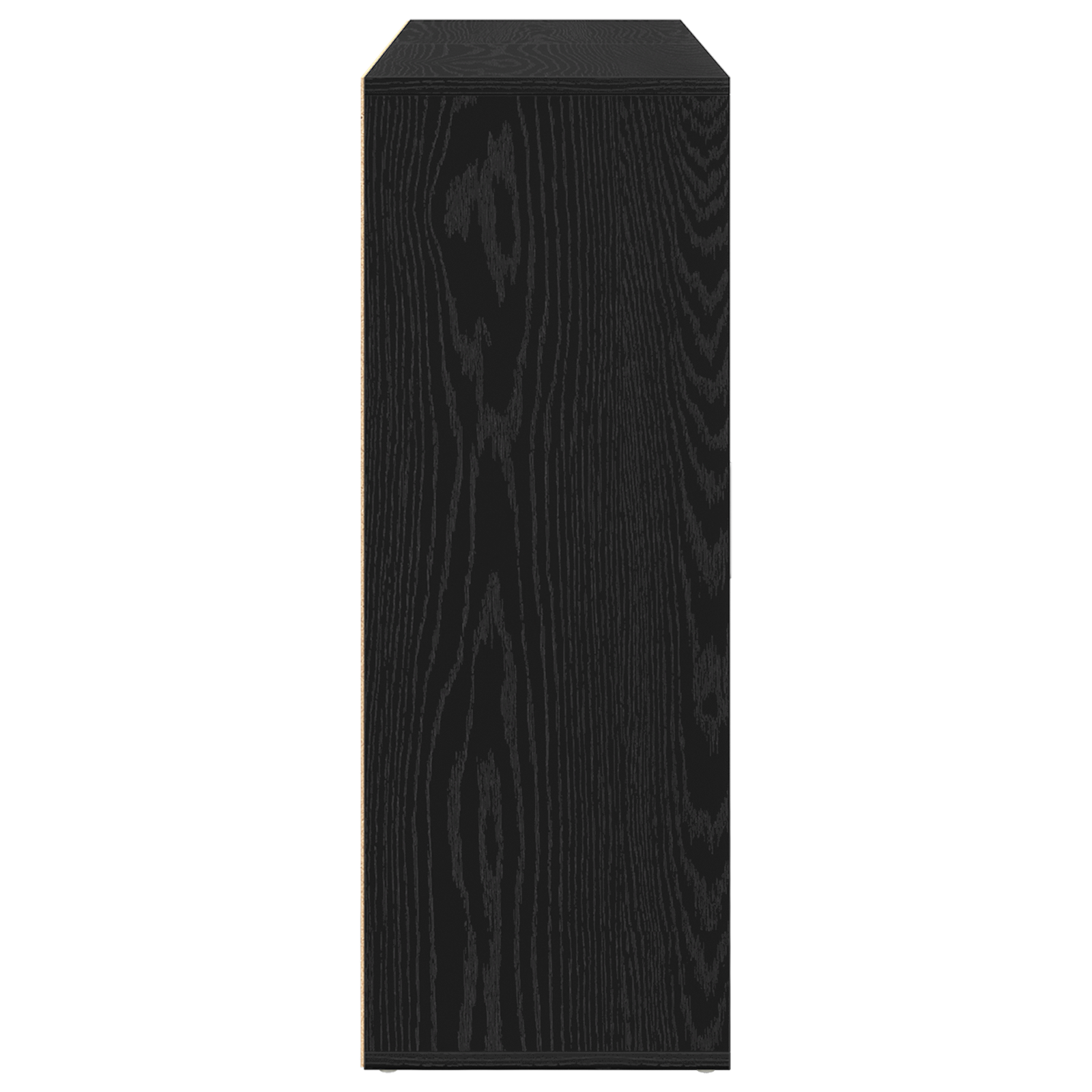 Servante 2 buc Negru Stejar 60x31x84 cm Lemn ingineresc GartenMobel Dekor