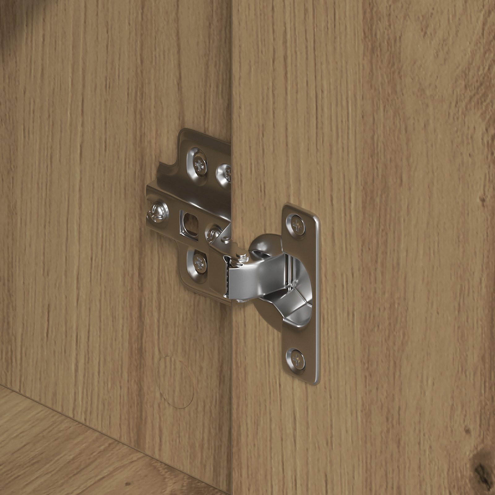 Sideboard-uri 2 buc stejar artizanal 60x31x84 cm Lemn ingineresc GartenMobel Dekor