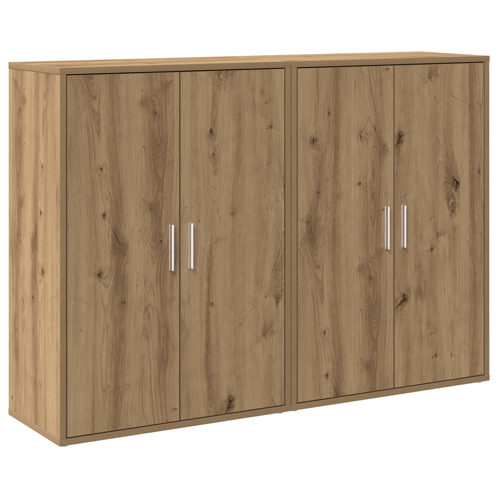 Sideboard-uri 2 buc stejar artizanal 60x31x84 cm Lemn ingineresc GartenMobel Dekor